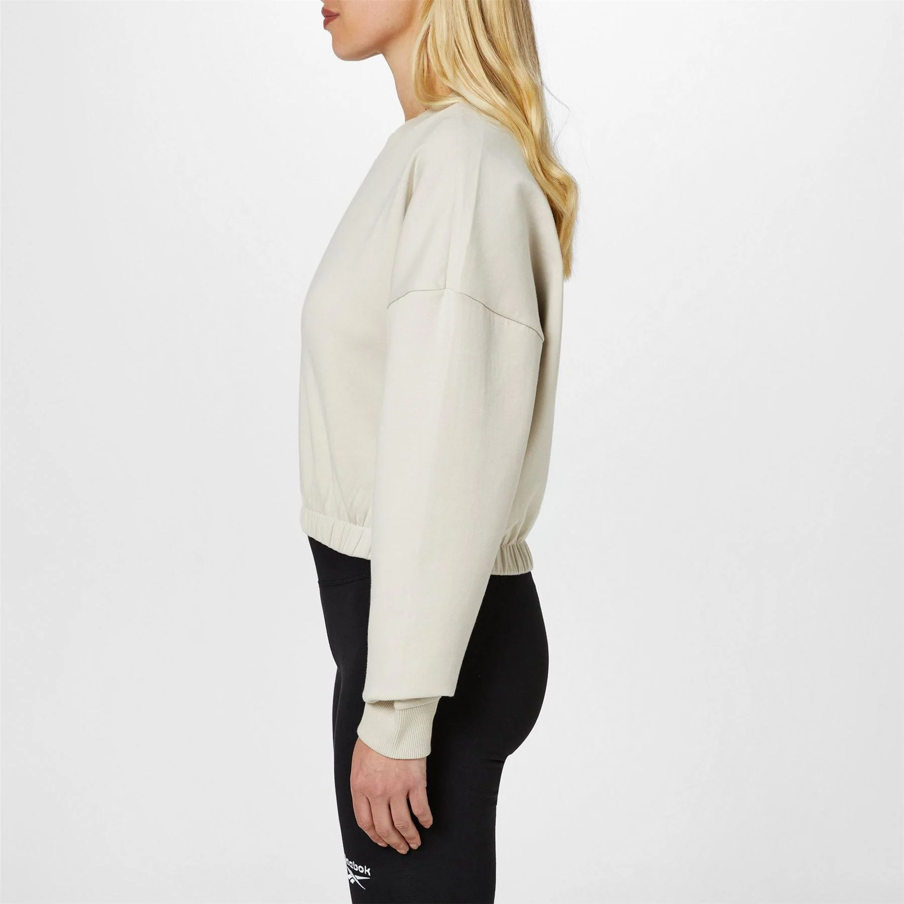 Reebok Dreamblend Cotton Long Sleeve Performance Gym Top - Image 2