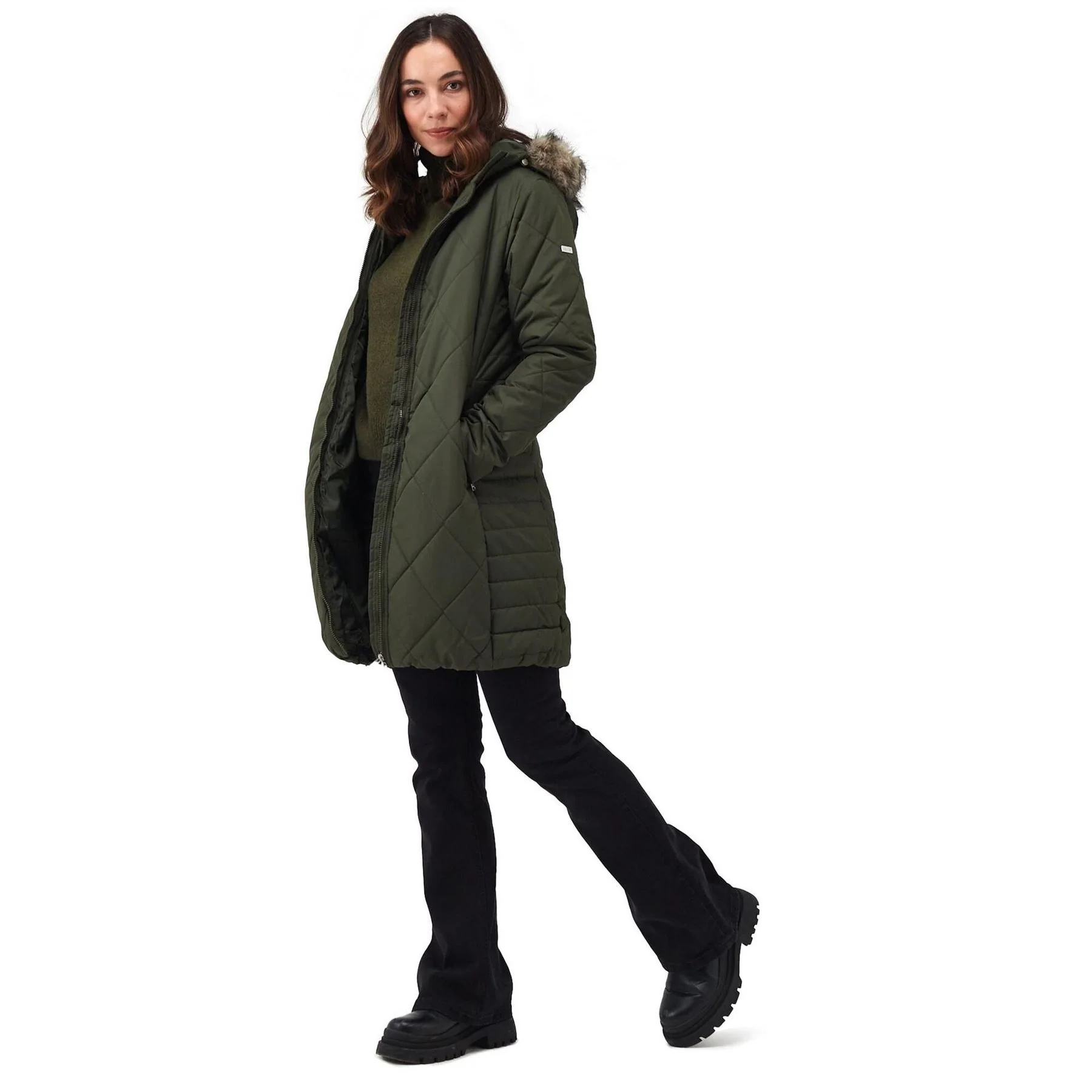 Regatta Womens Ii Quilted Coat Down Jacket - Image 5