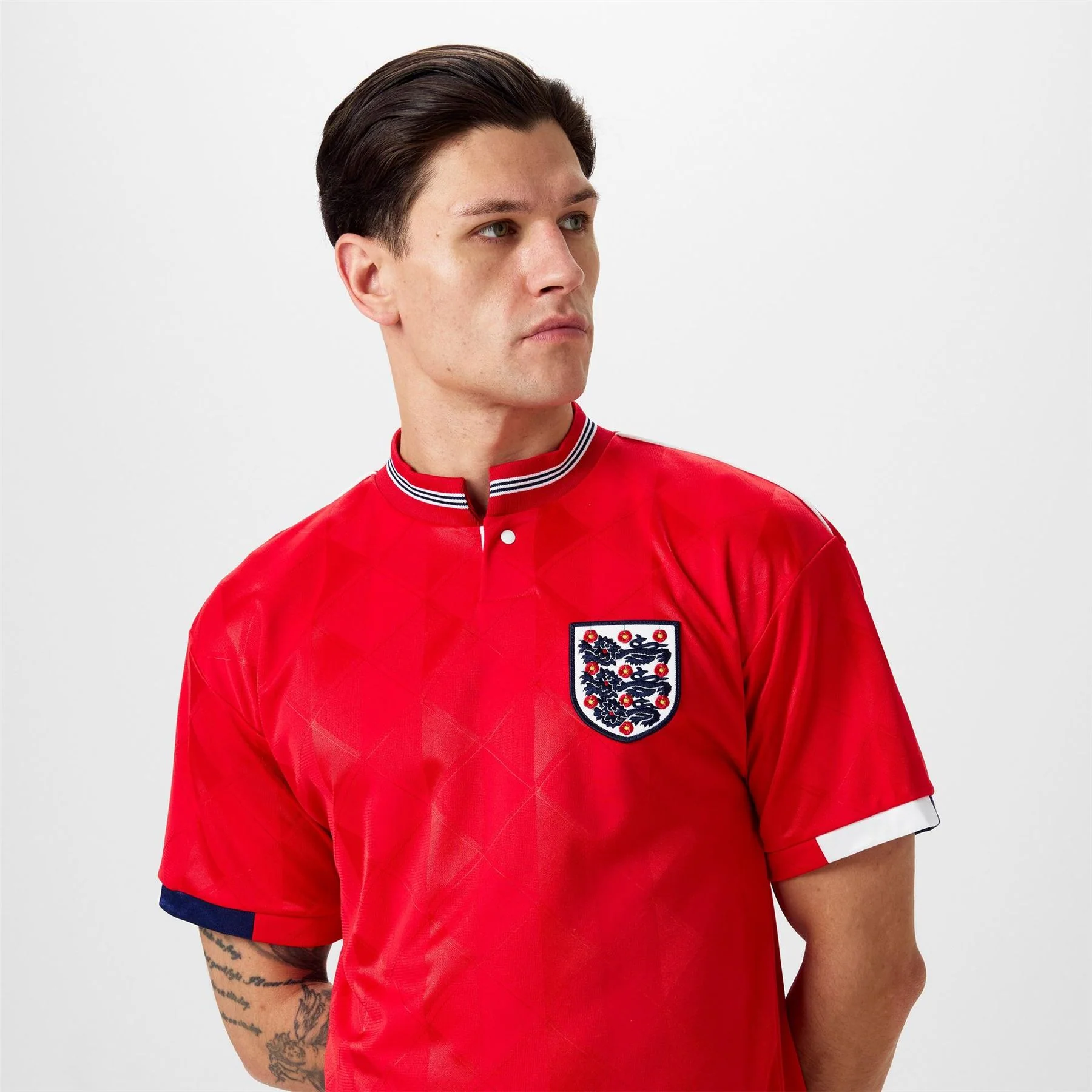 Score Draw Draw England Away Shirt 1988 89 - Image 5