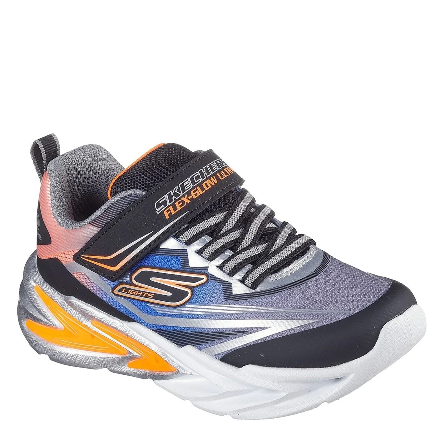 Skechers Boys Lighted Graphic Print Round Toe Trainers - Image 11
