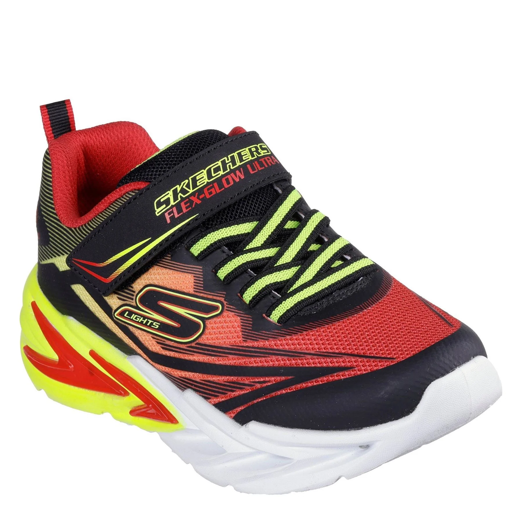 Skechers Boys Lighted Graphic Print Round Toe Trainers - Image 15