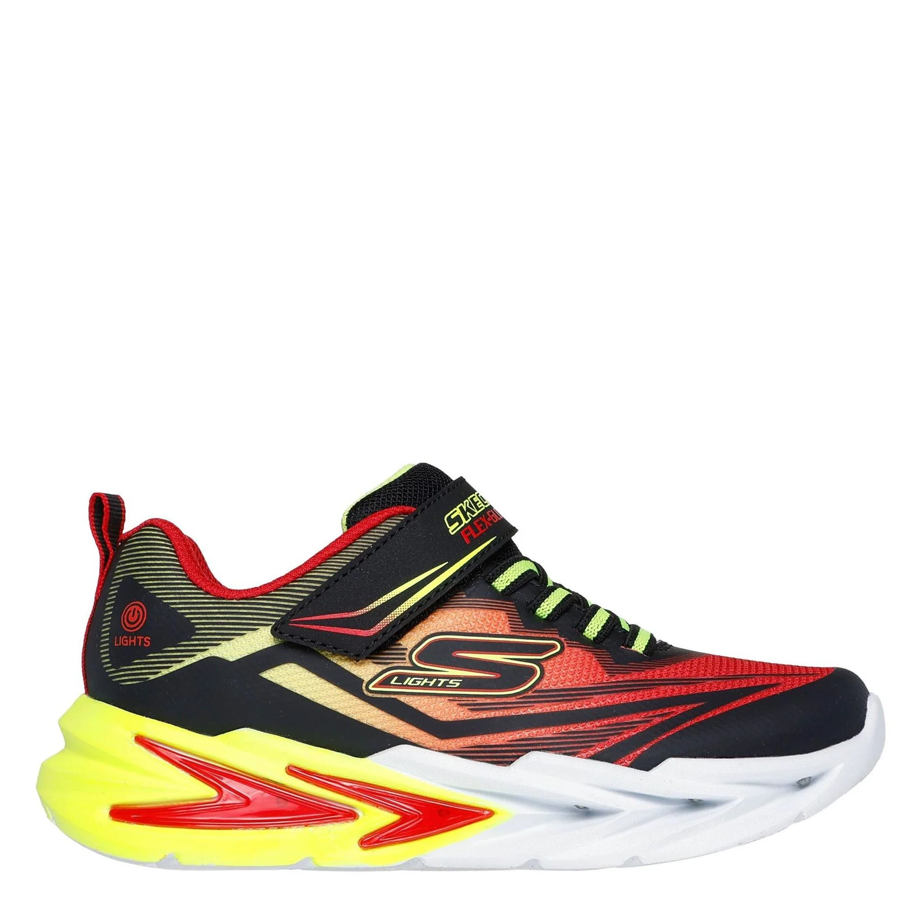 Skechers Boys Lighted Graphic Print Round Toe Trainers - Image 17