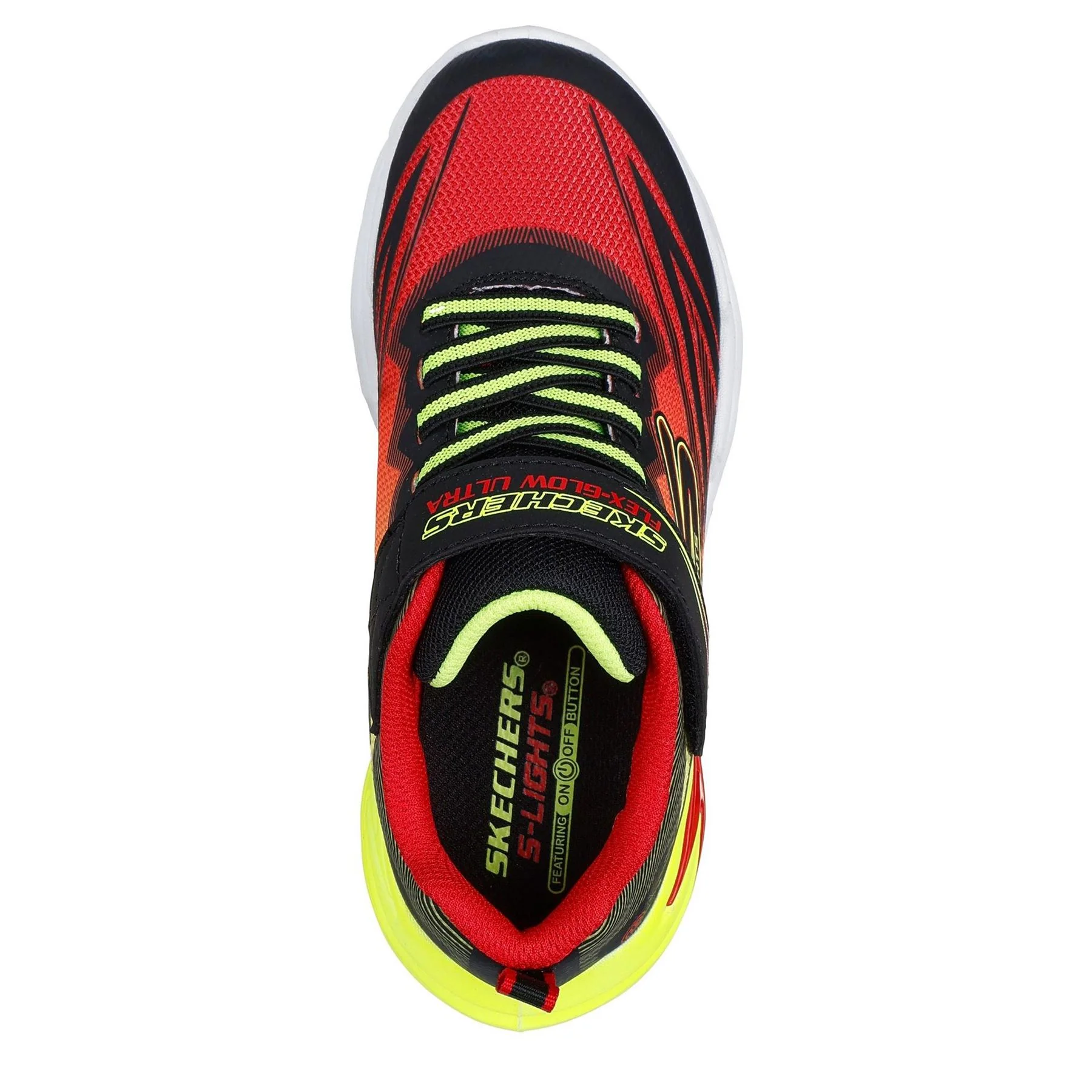 Skechers Boys Lighted Graphic Print Round Toe Trainers - Image 19