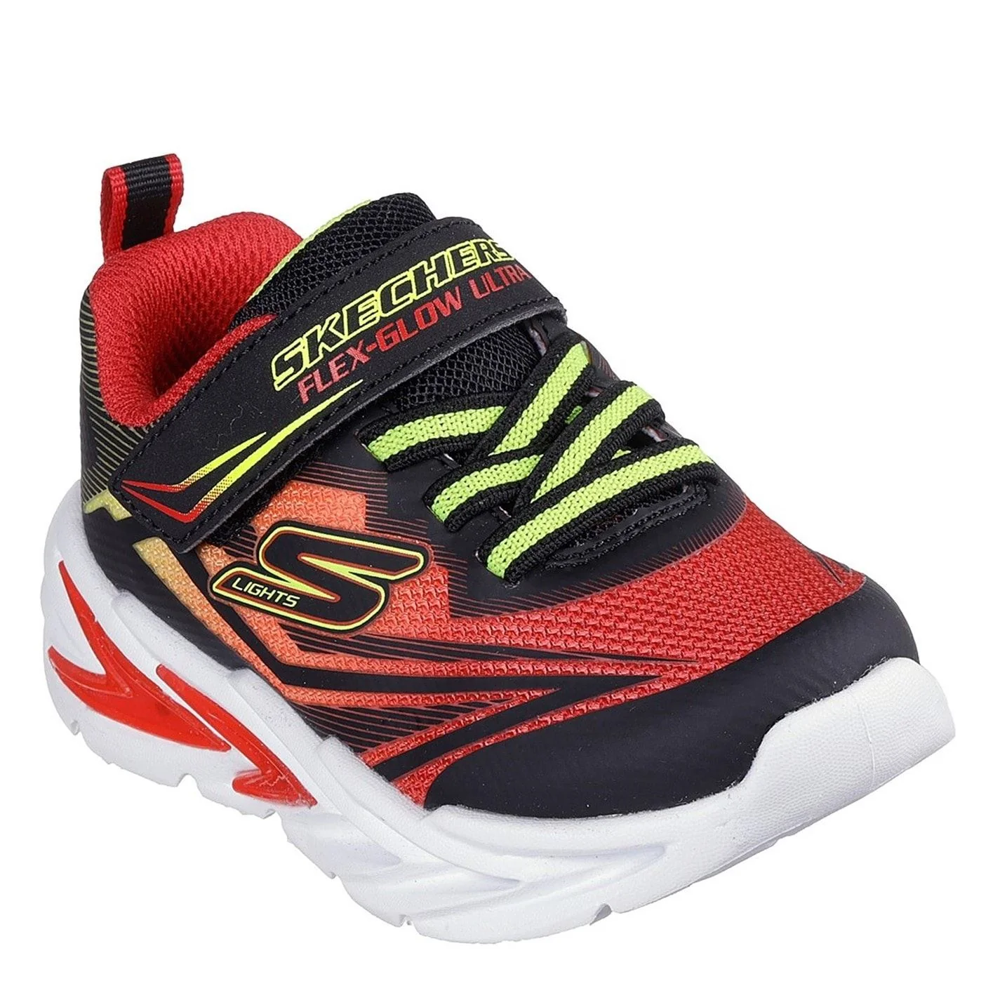 Skechers Boys Lighted Graphic Print Round Toe Trainers - Image 6