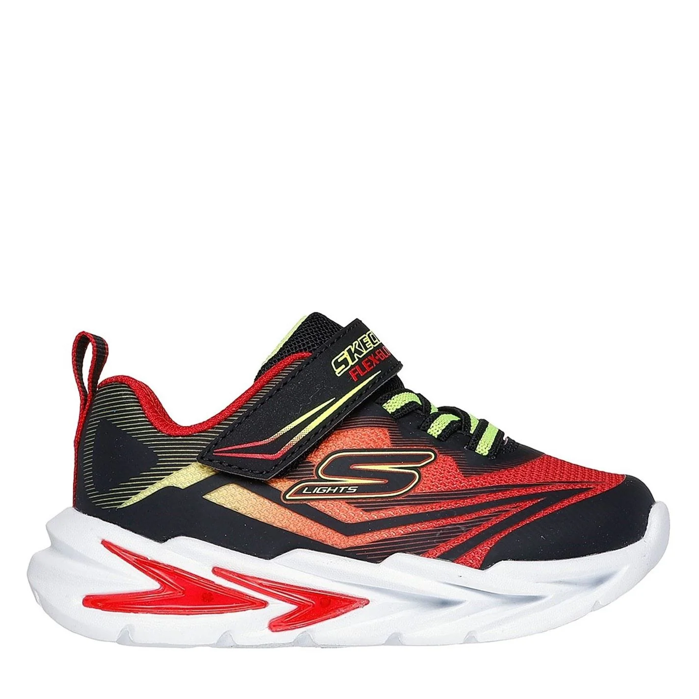 Skechers Boys Lighted Graphic Print Round Toe Trainers - Image 8