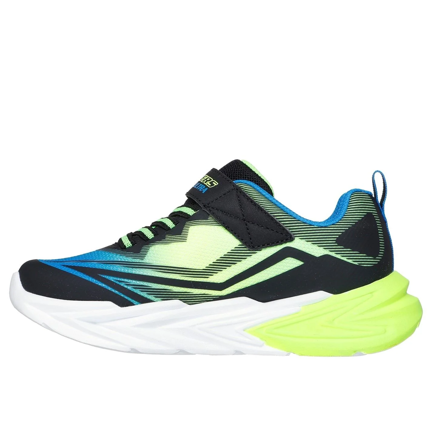 Skechers Lighted Gore  And  Strap Sneaker W Mids Light Up Trainers Boys - Image 7