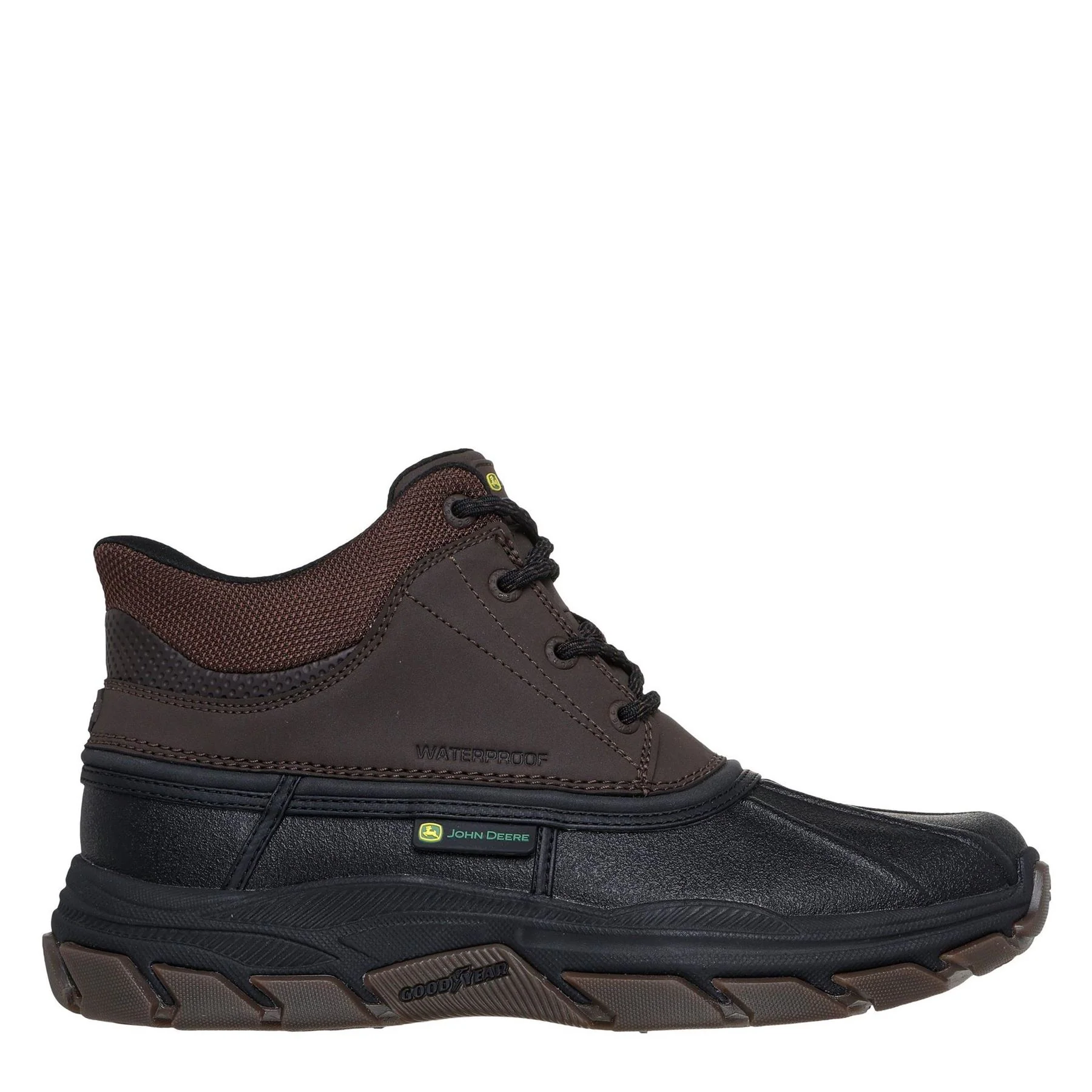 Skechers Mens Deere Slip Ins Mid Top Waterpr Hiking Boots - Image 3