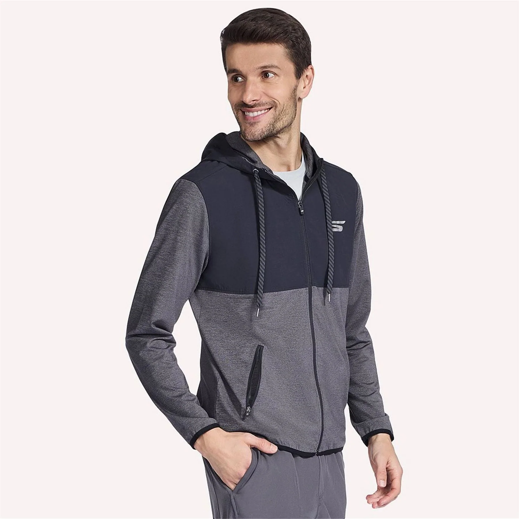 Skechers Mens Hk Weekend FulL-Zip Hoodie Hoody - Image 3