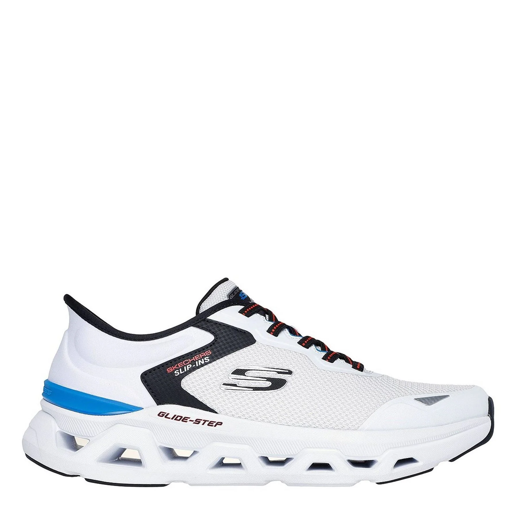 Skechers Mens Ins Mesh Lace Up Sneaker W Ai Slip On Trainers - Image 3