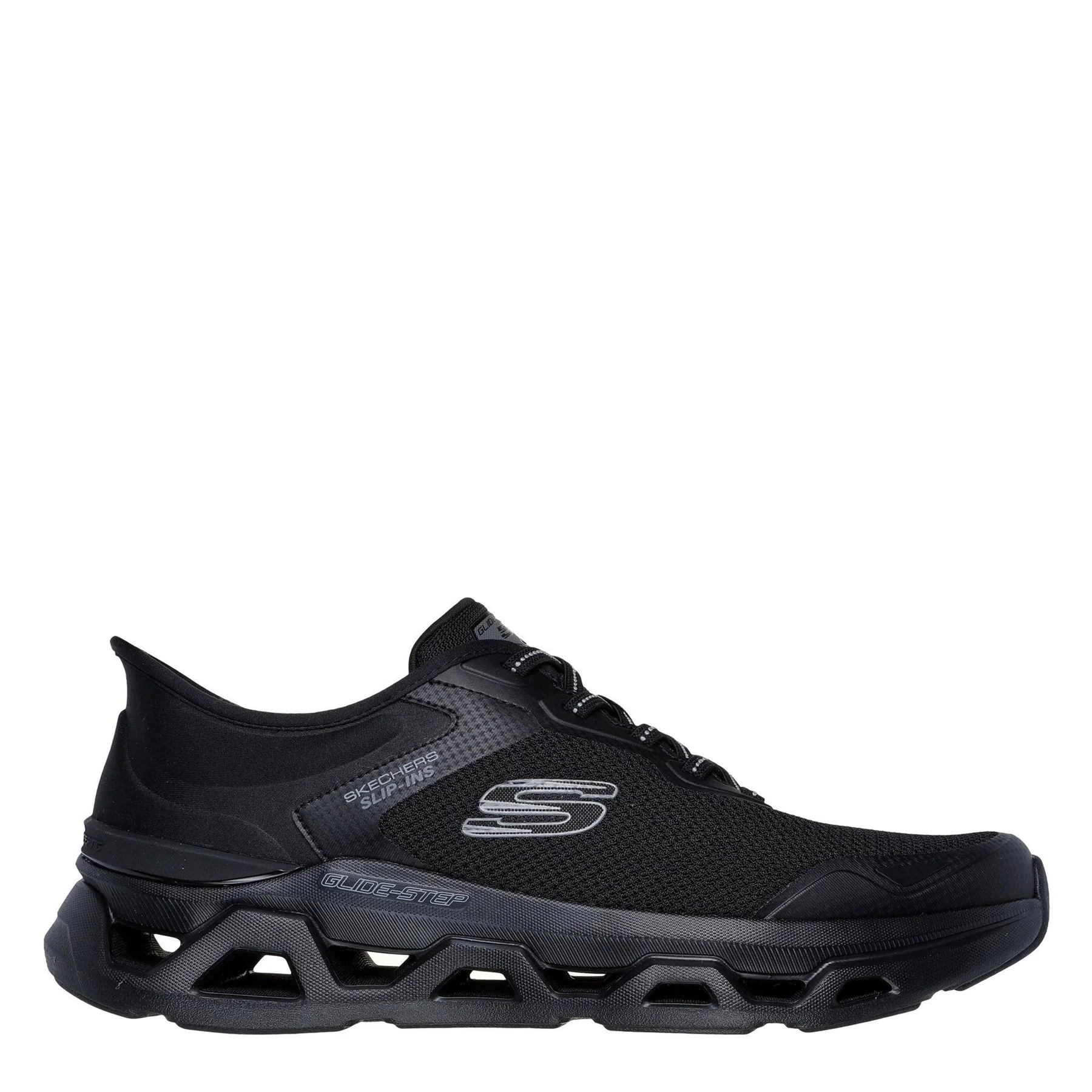 Skechers Mens Ins Mesh Lace Up Sneaker W Ai Slip On Trainers - Image 6