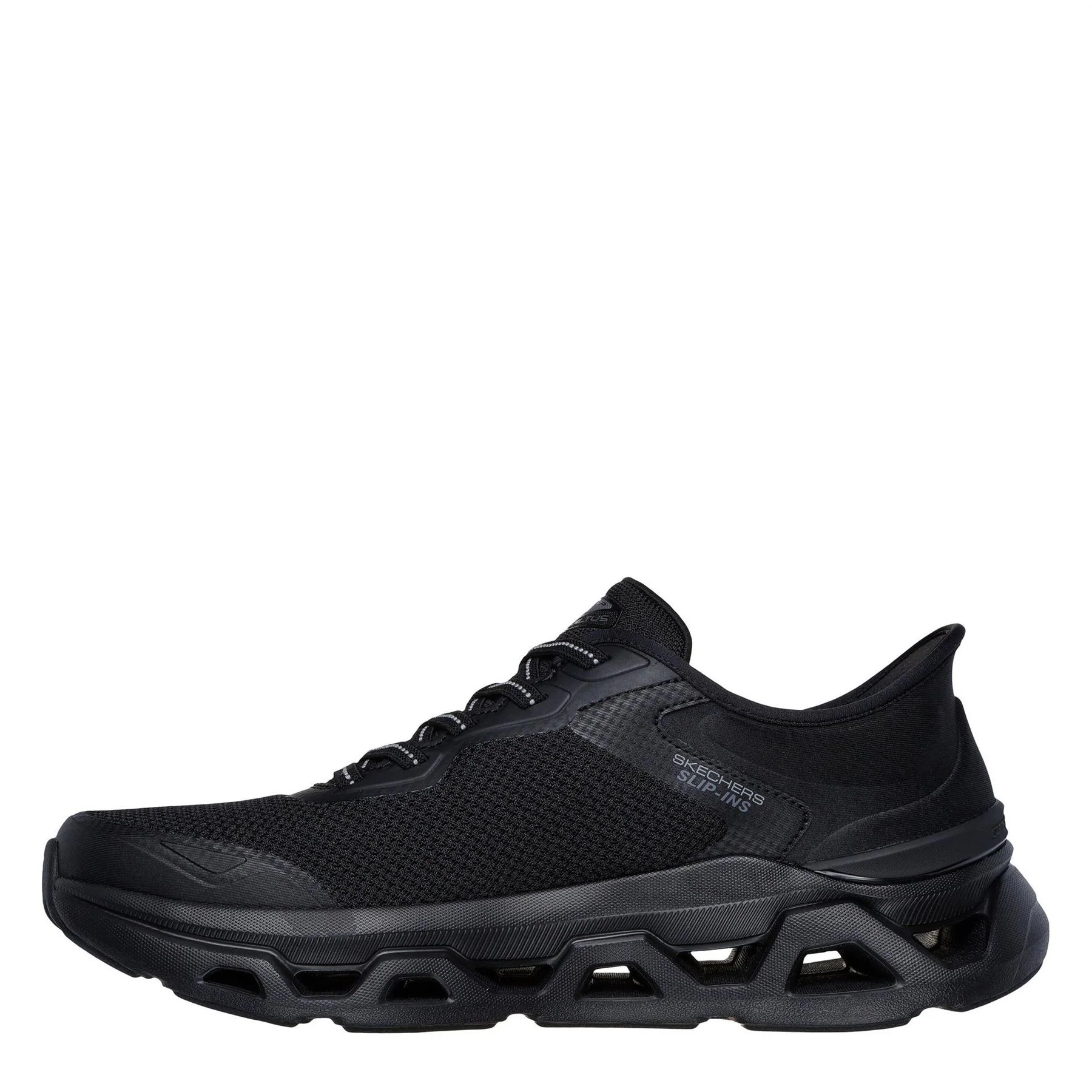 Skechers Mens Ins Mesh Lace Up Sneaker W Ai Slip On Trainers - Image 7