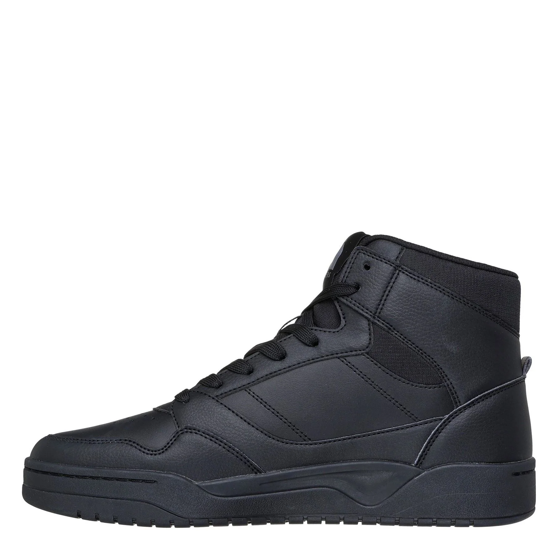 Skechers Mens Overlay High Top Fashion High Top Trainers - Image 2