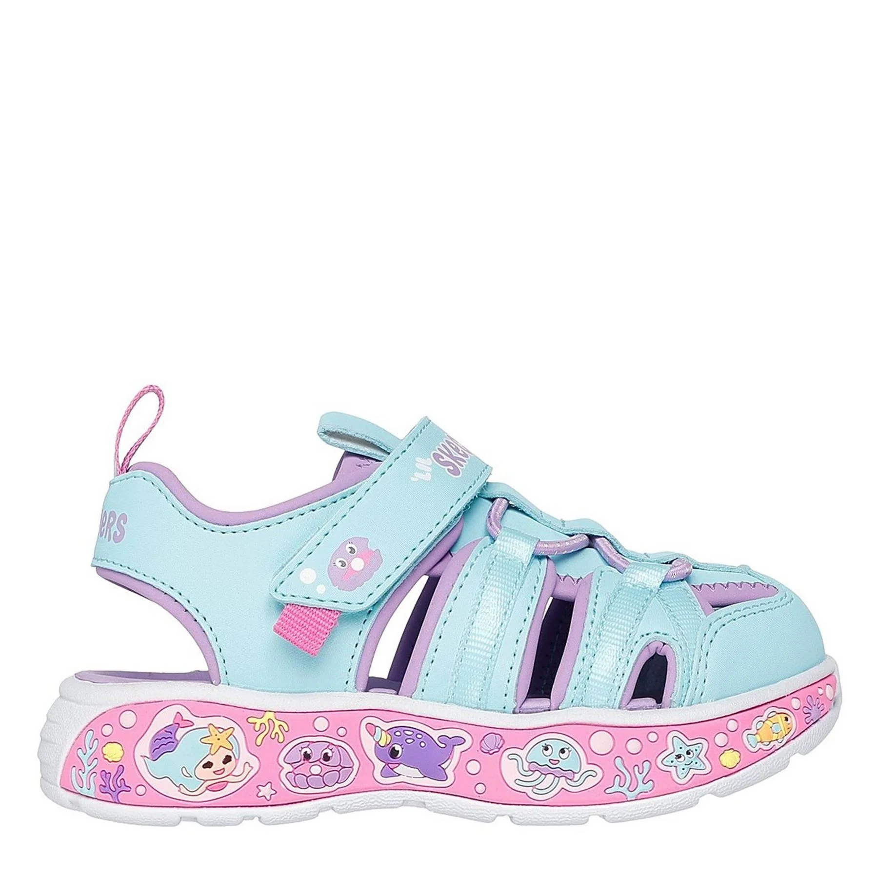 Skechers Toe Sandal W Bungee And Strap Flat Sandals Girls - Image 3