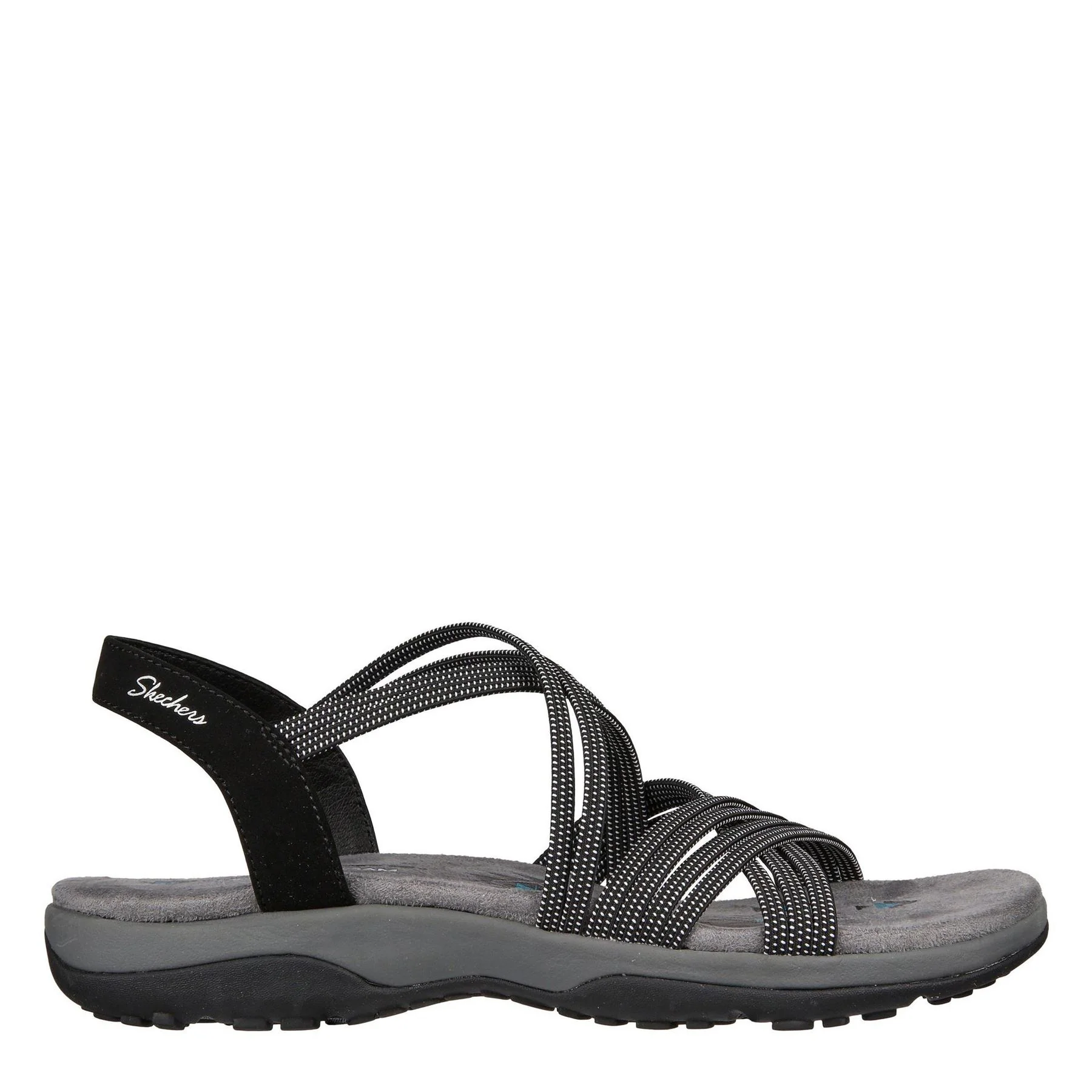 Skechers Womens Reggae Slim Turn It Up Flat Sandals