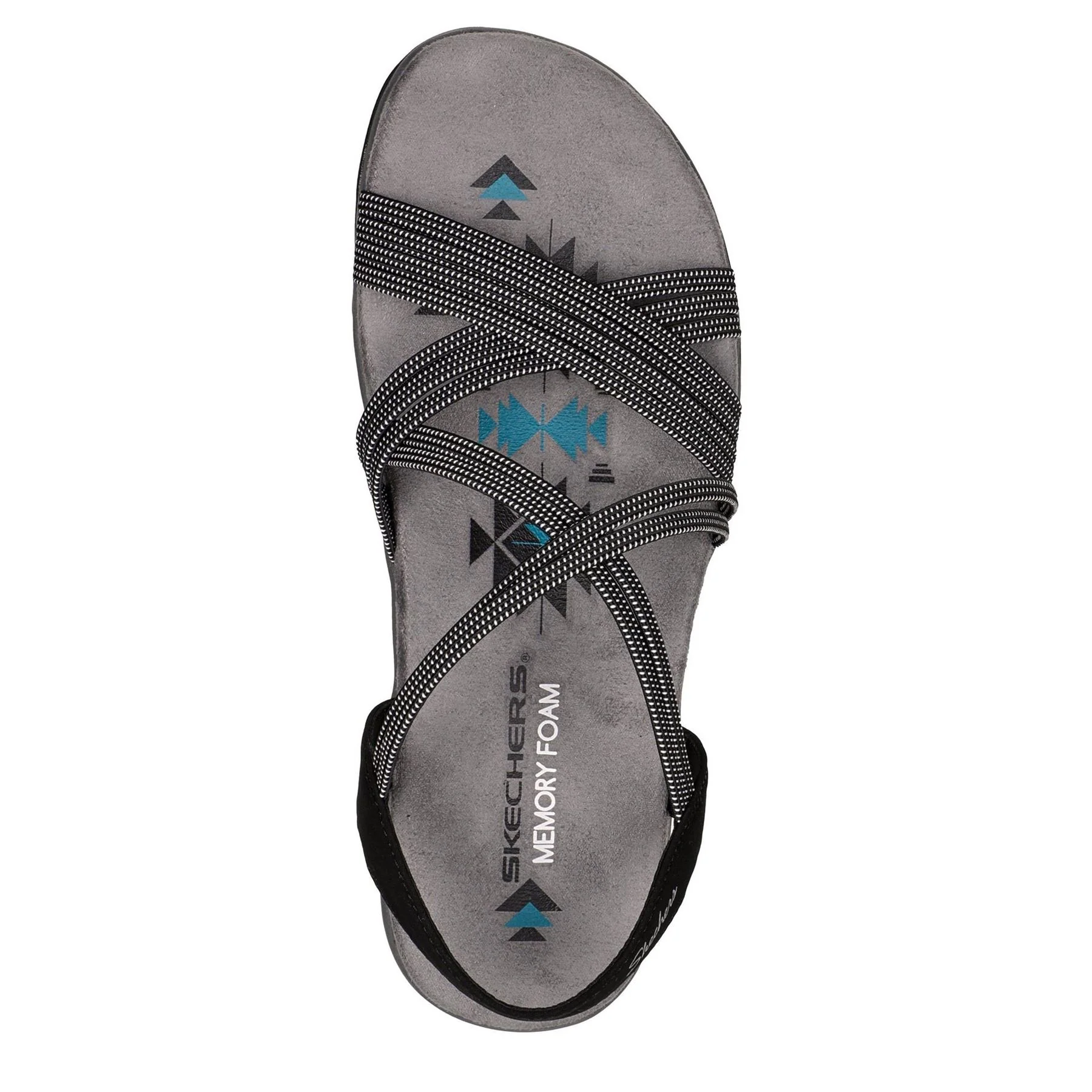 Skechers Womens Reggae Slim Turn It Up Flat Sandals - Image 5