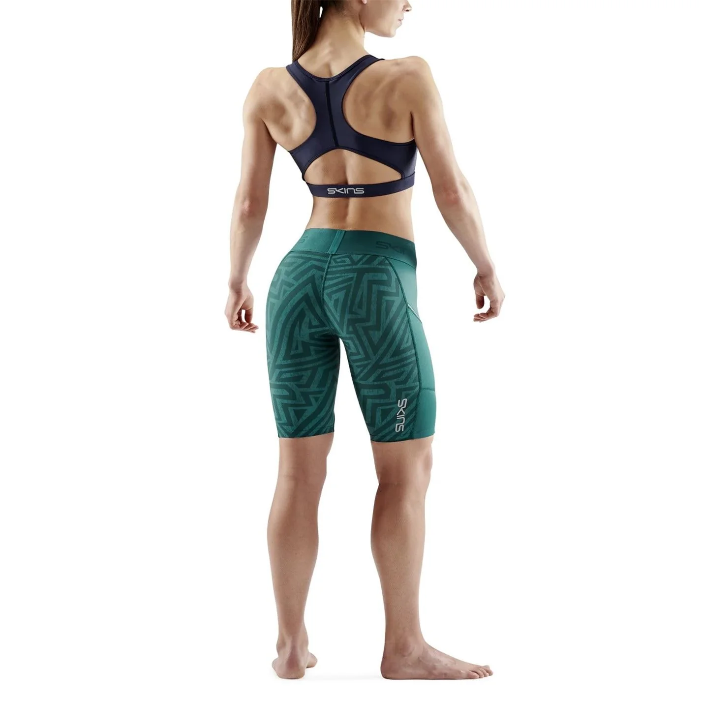 Skins Series 3 Skinny Fit Geometric Shorts - Image 12