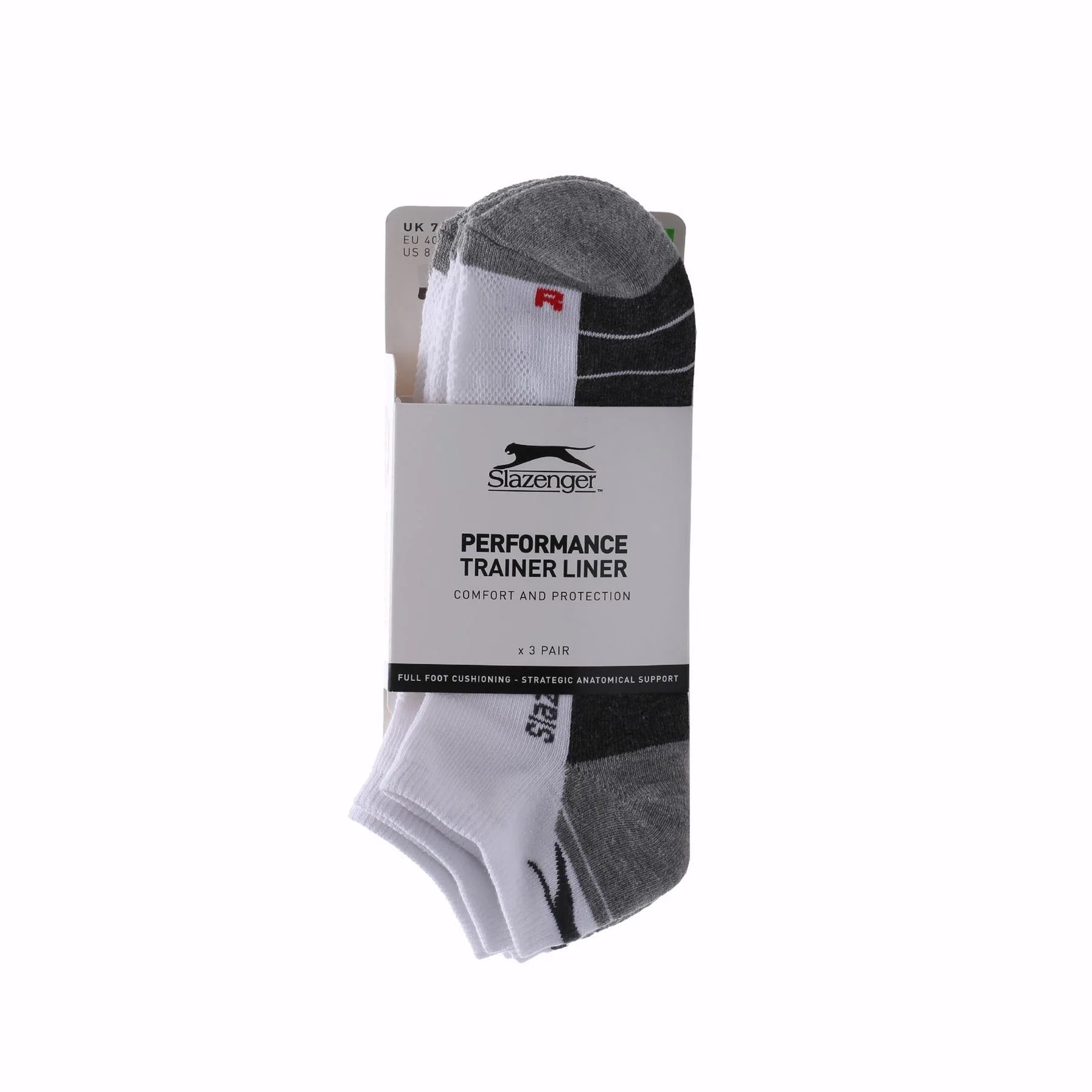 Slazenger Mens 3 Pack Trainer Socks - Image 2