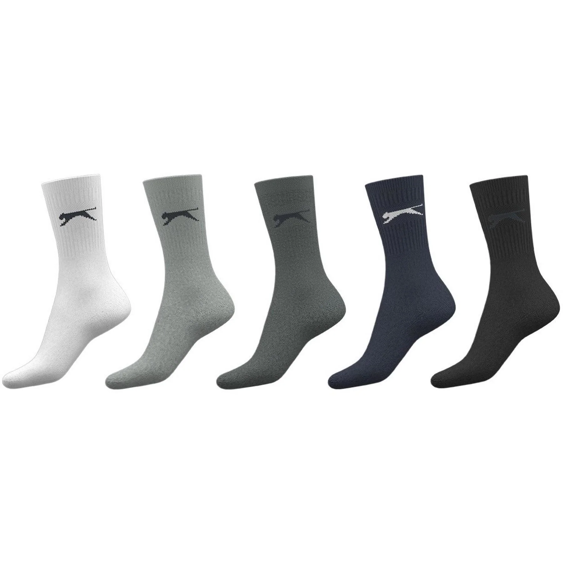 Slazenger Pack Crew Socks Mens Size 7 11 - Image 11