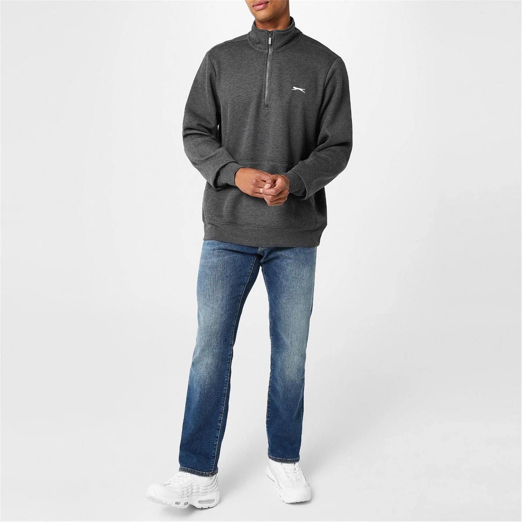 Slazenger Mens Quarter Zip Fleece Top - Image 28