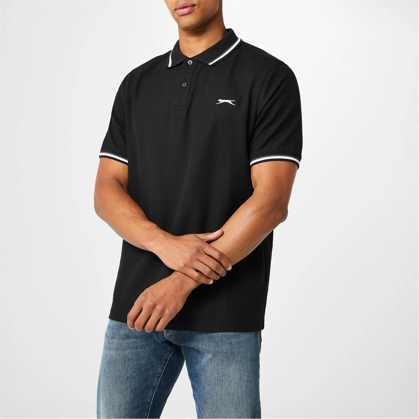 Slazenger Mens Tipped Polo Shirt - Image 109