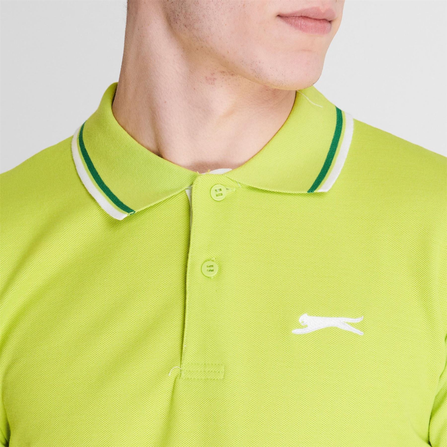 Slazenger Mens Tipped Polo Shirt - Image 136