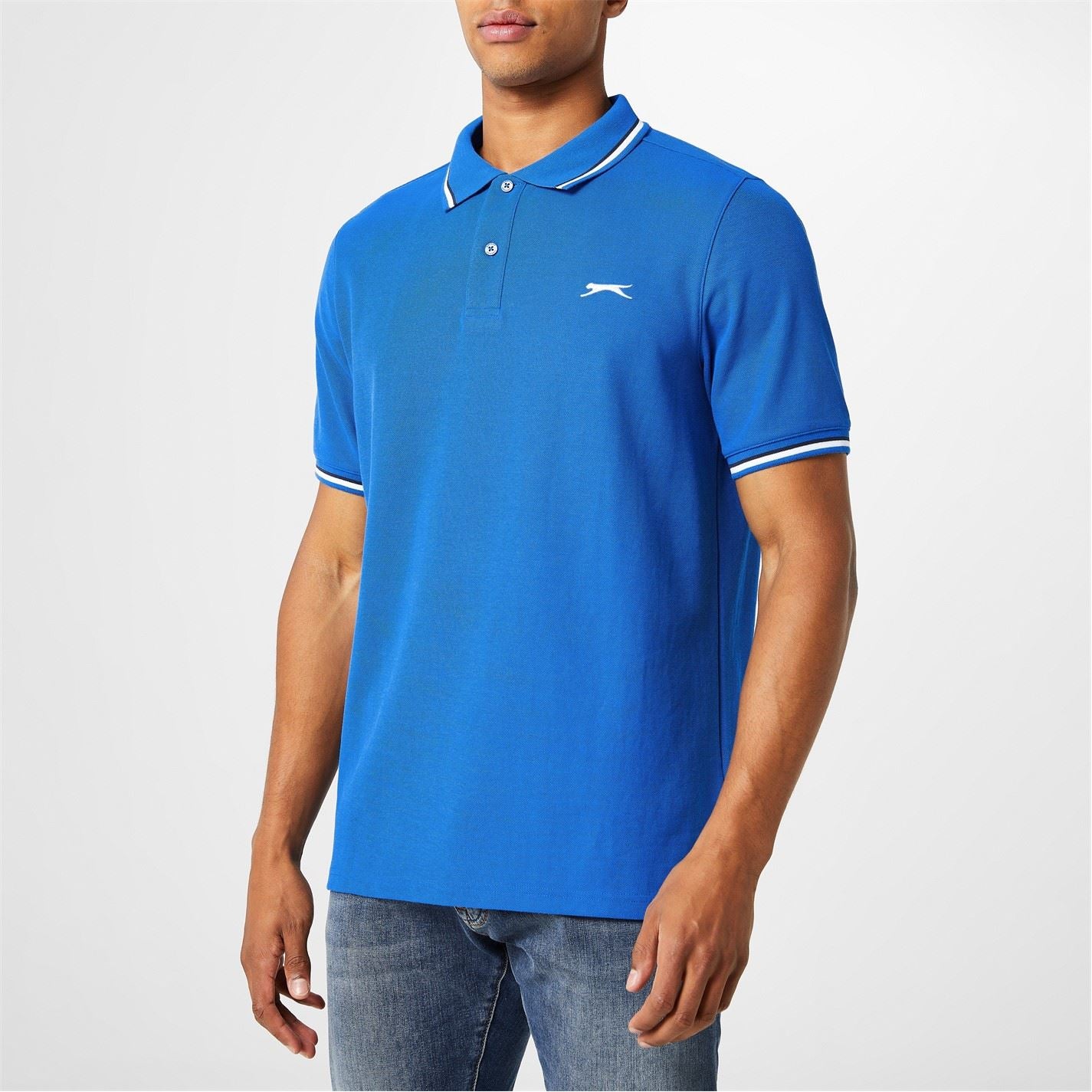 Slazenger Mens Tipped Polo Shirt - Image 19