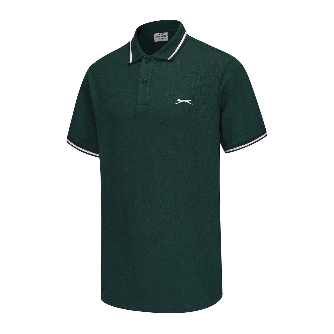 Slazenger Mens Tipped Polo Shirt - Image 3