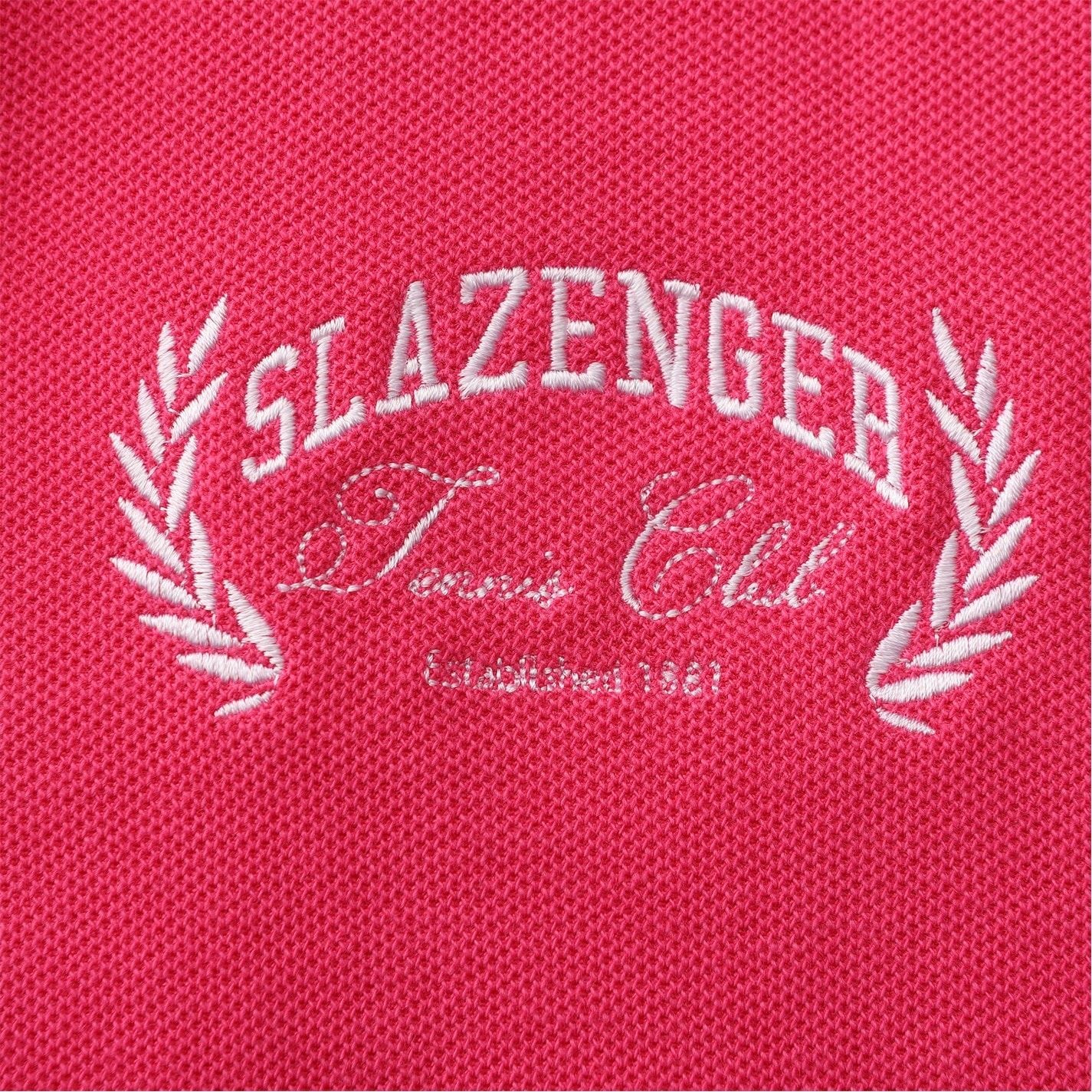 Slazenger Plain Short Sleeve Polo Shirt - Image 16