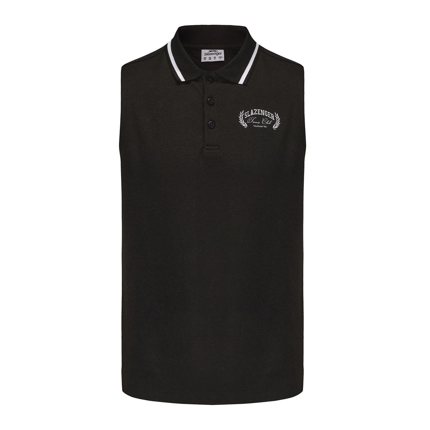 Slazenger Plain Short Sleeve Polo Shirt - Image 5