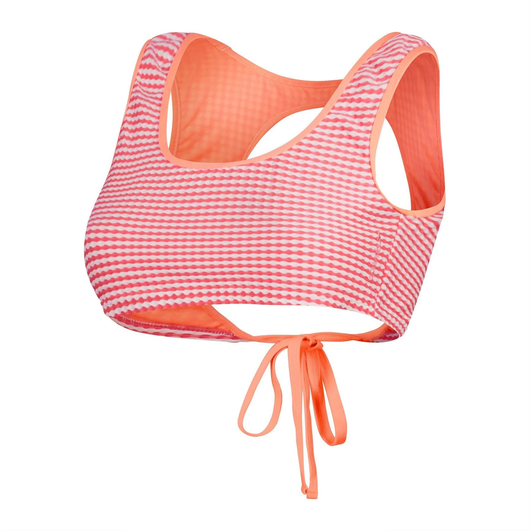 Speedo Wrap Tie Back Bikini Top Horizontal Stripe - Image 24