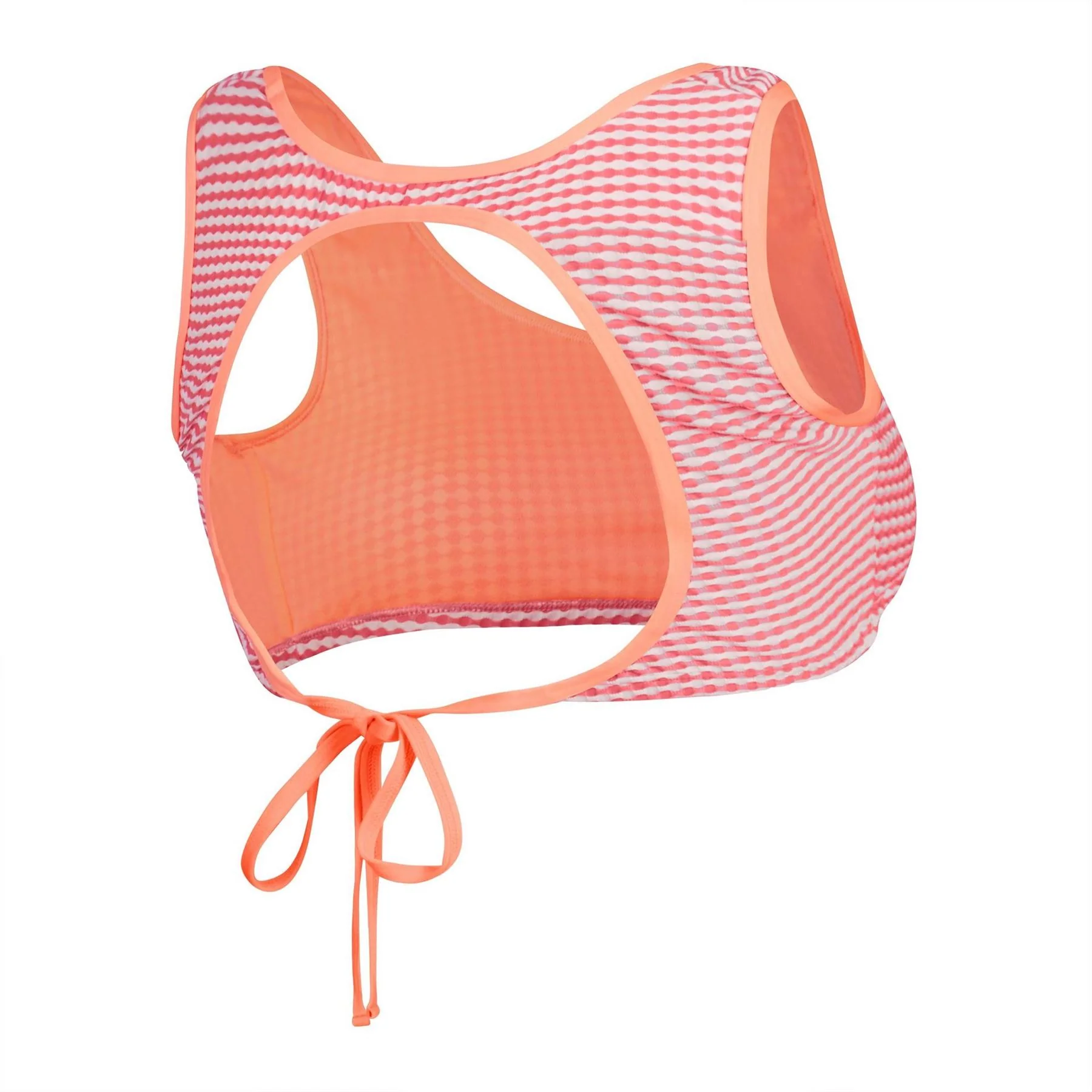 Speedo Wrap Tie Back Bikini Top Horizontal Stripe - Image 27