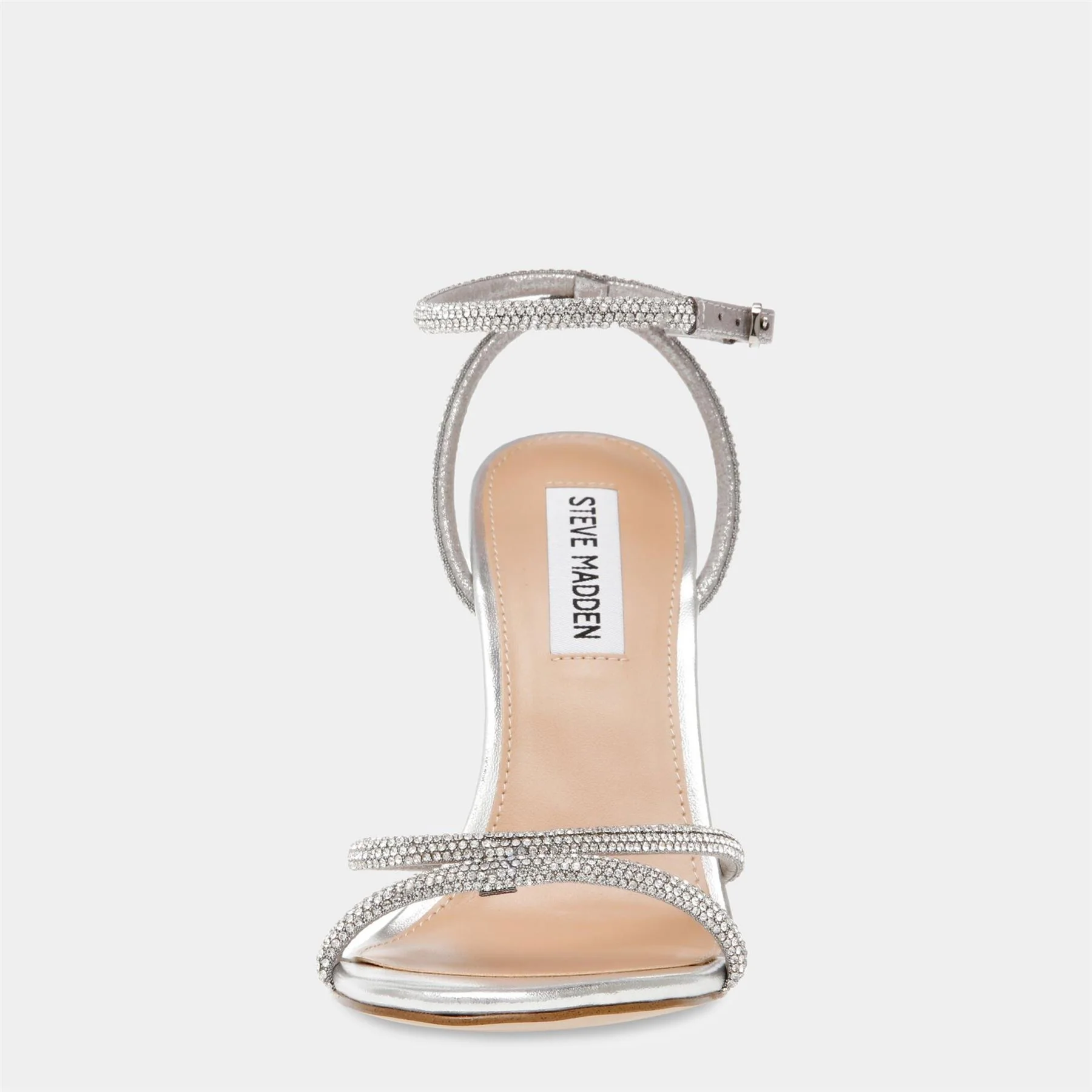 Steve Madden Metallic Open Toe Stiletto Heel Sandals - Image 14