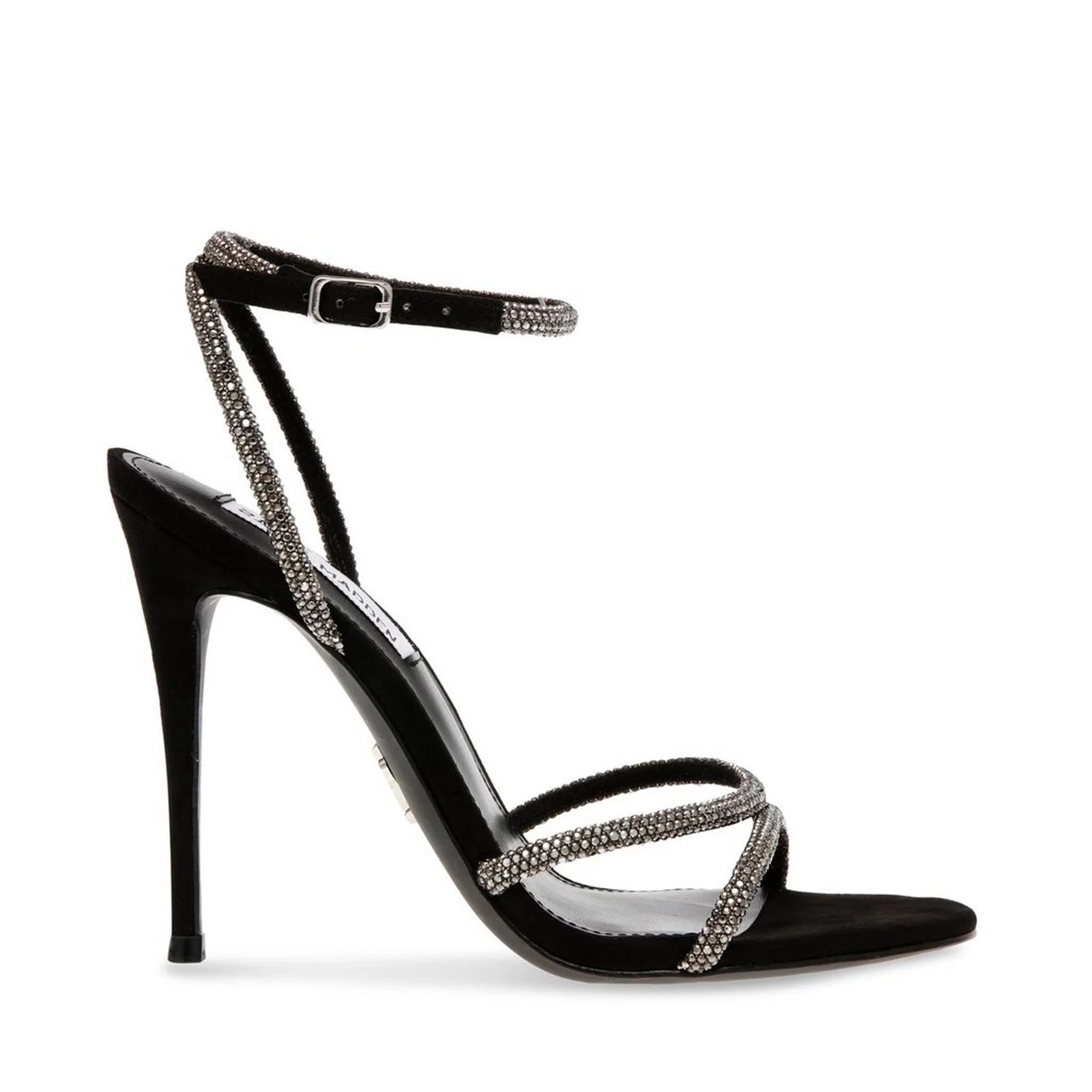 Steve Madden Metallic Open Toe Stiletto Heel Sandals - Image 21
