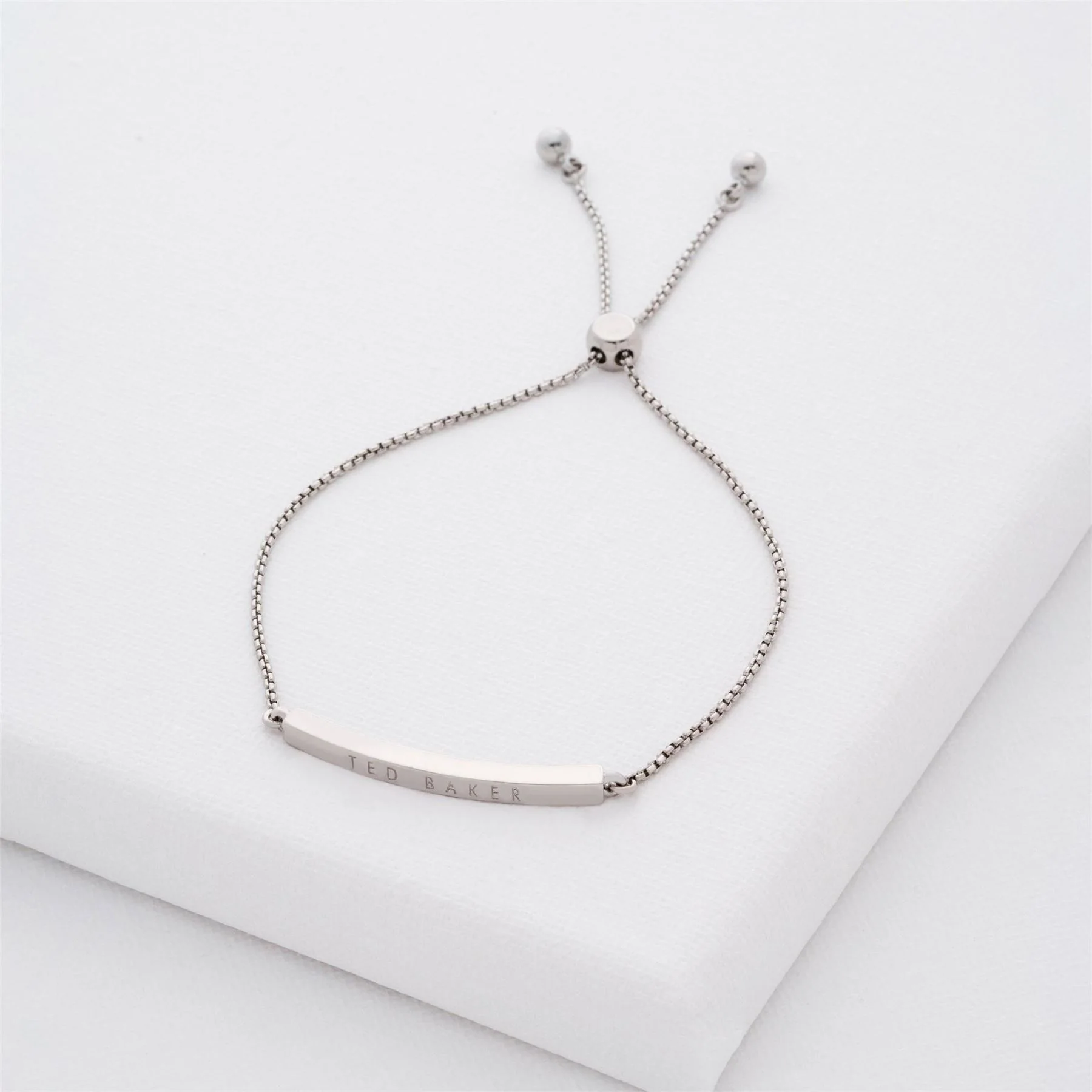 Ted Baker Breena Chain Bracelet with Engraved Logo - Image 10