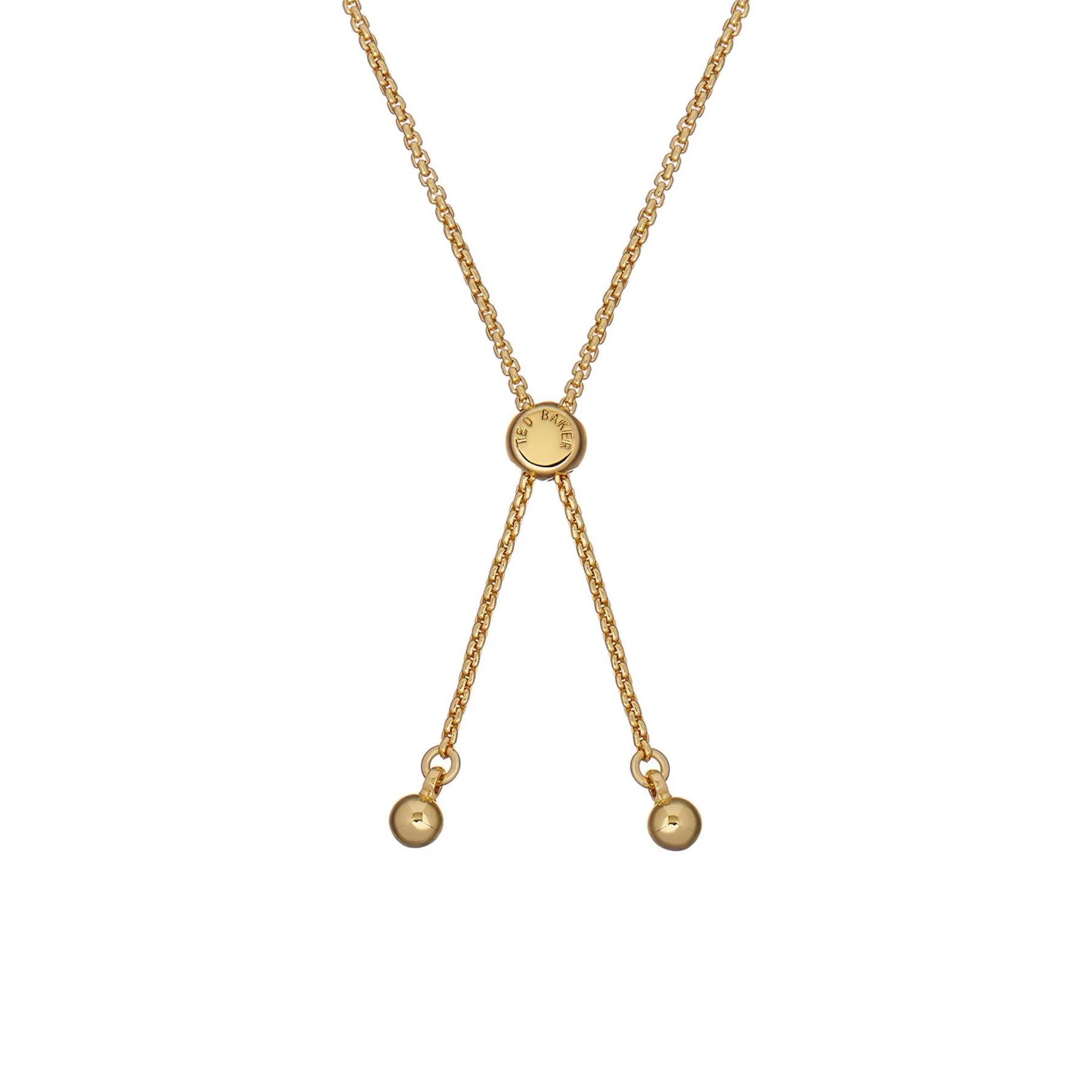 Ted Baker Breena Chain Bracelet with Engraved Logo - Image 4