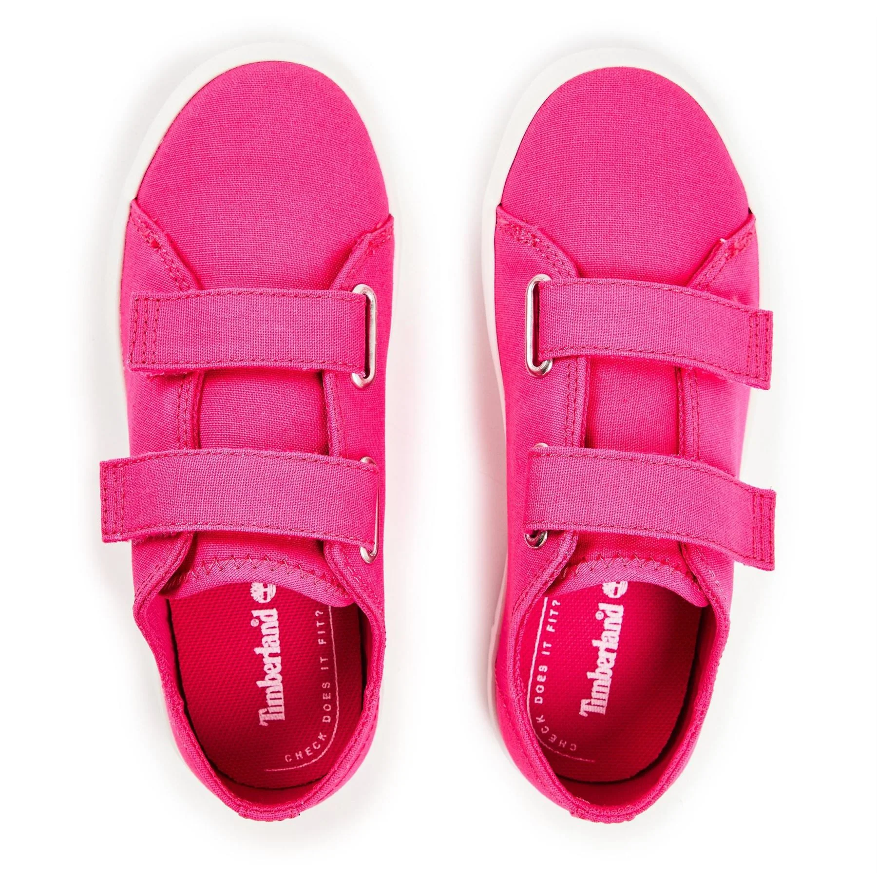 Timberland Kids Low Velcro Sneaker Canvasas Trainers - Image 4