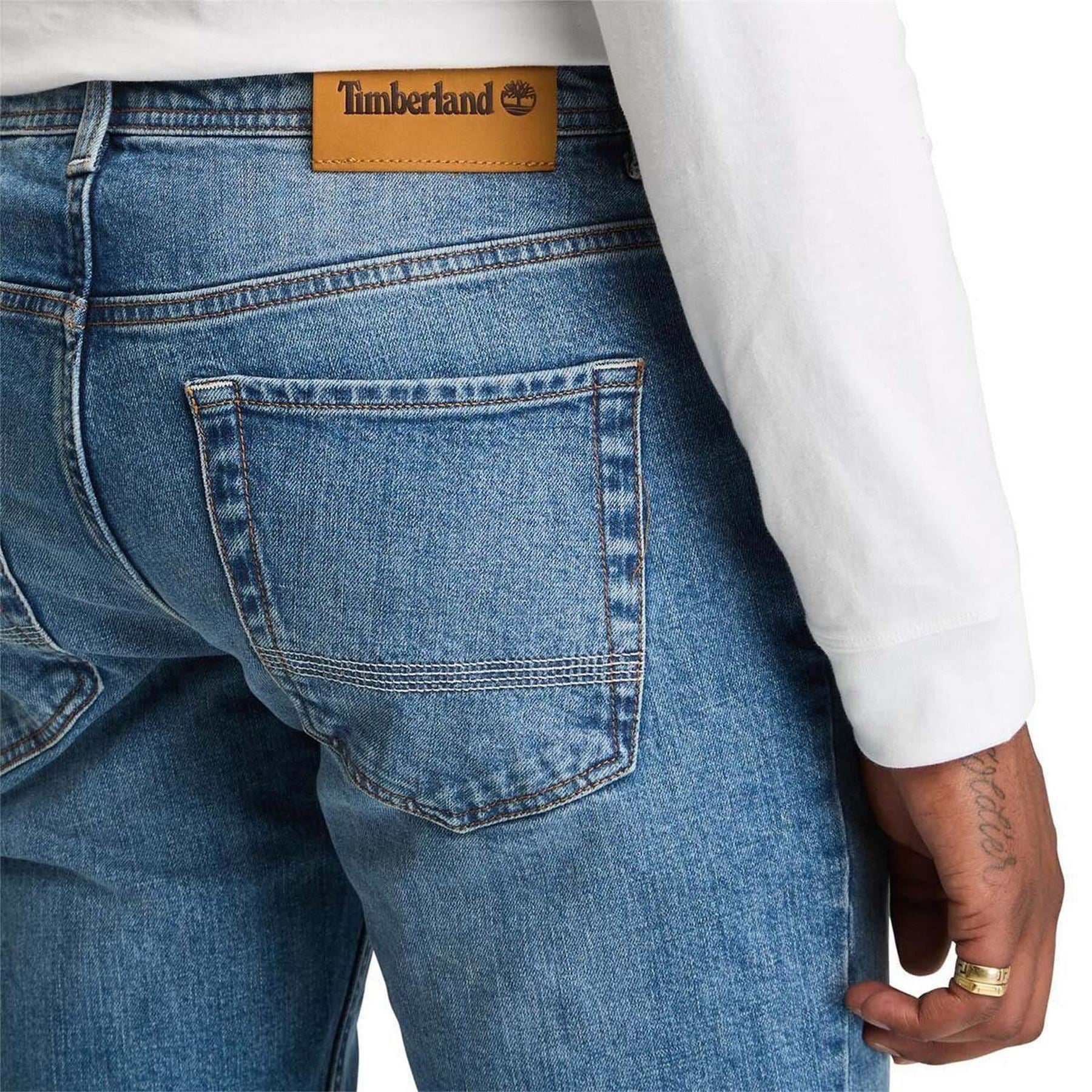Timberland Stretch 5 Pocket Slim Fit Jeans - Image 4