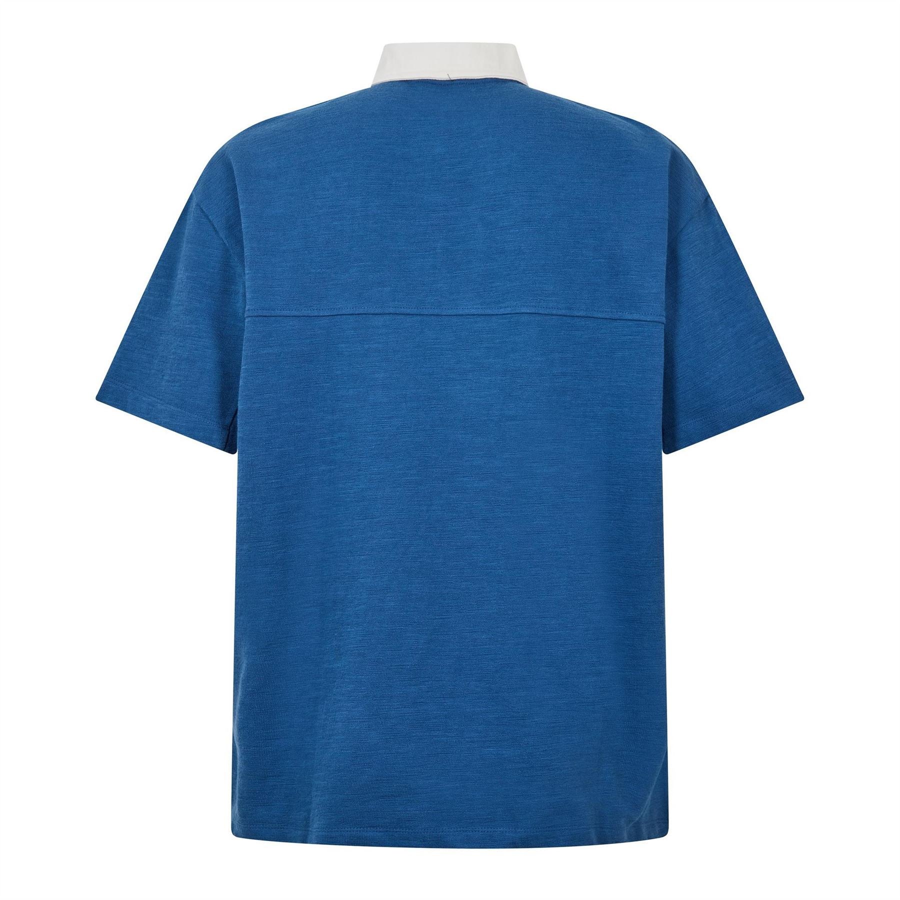 Timberland Textured Polo Dark Denim Short Sleeve Polo Shirt - Image 2