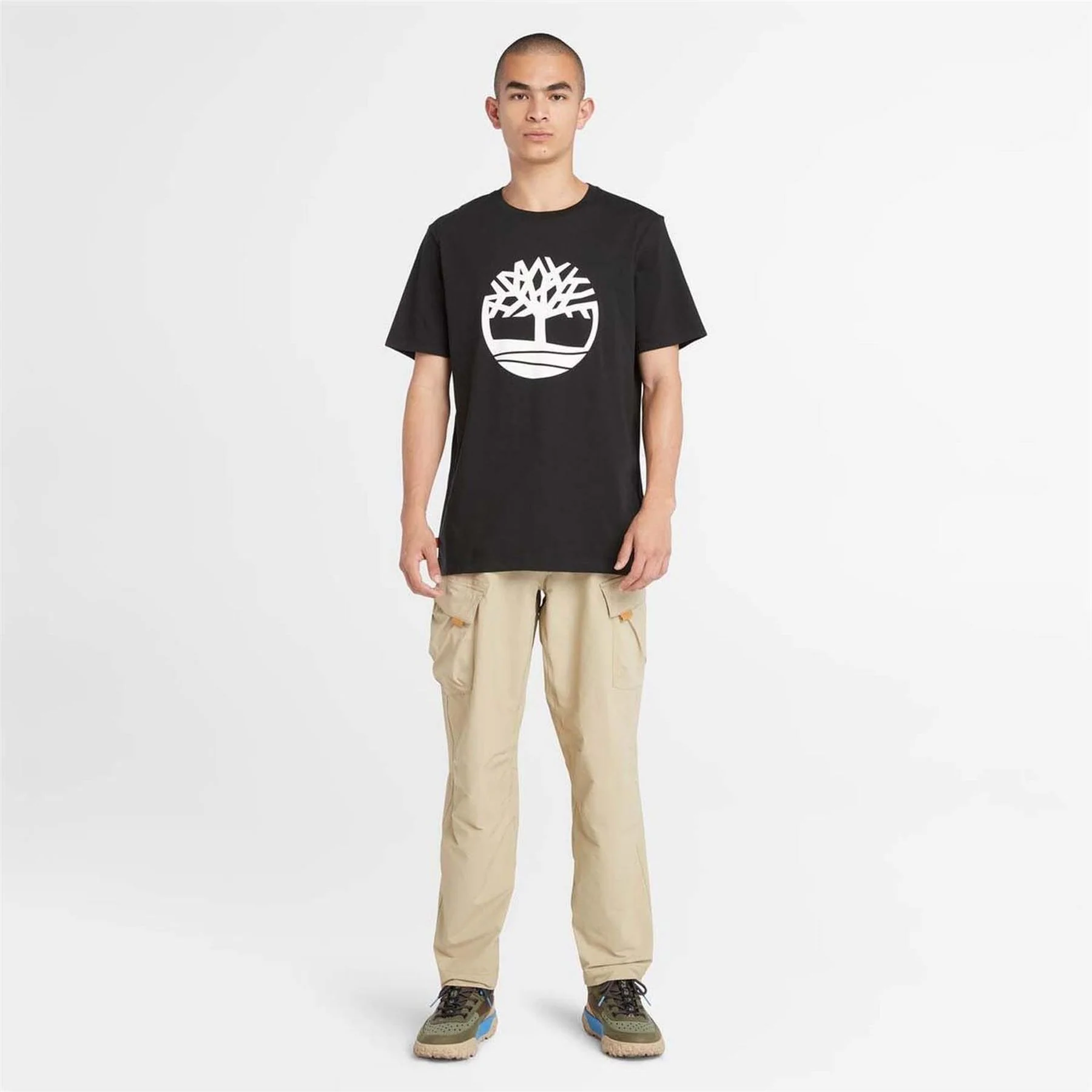 Timberland Northwood Tree Logo Short Sleeve T Shirt - Image 3