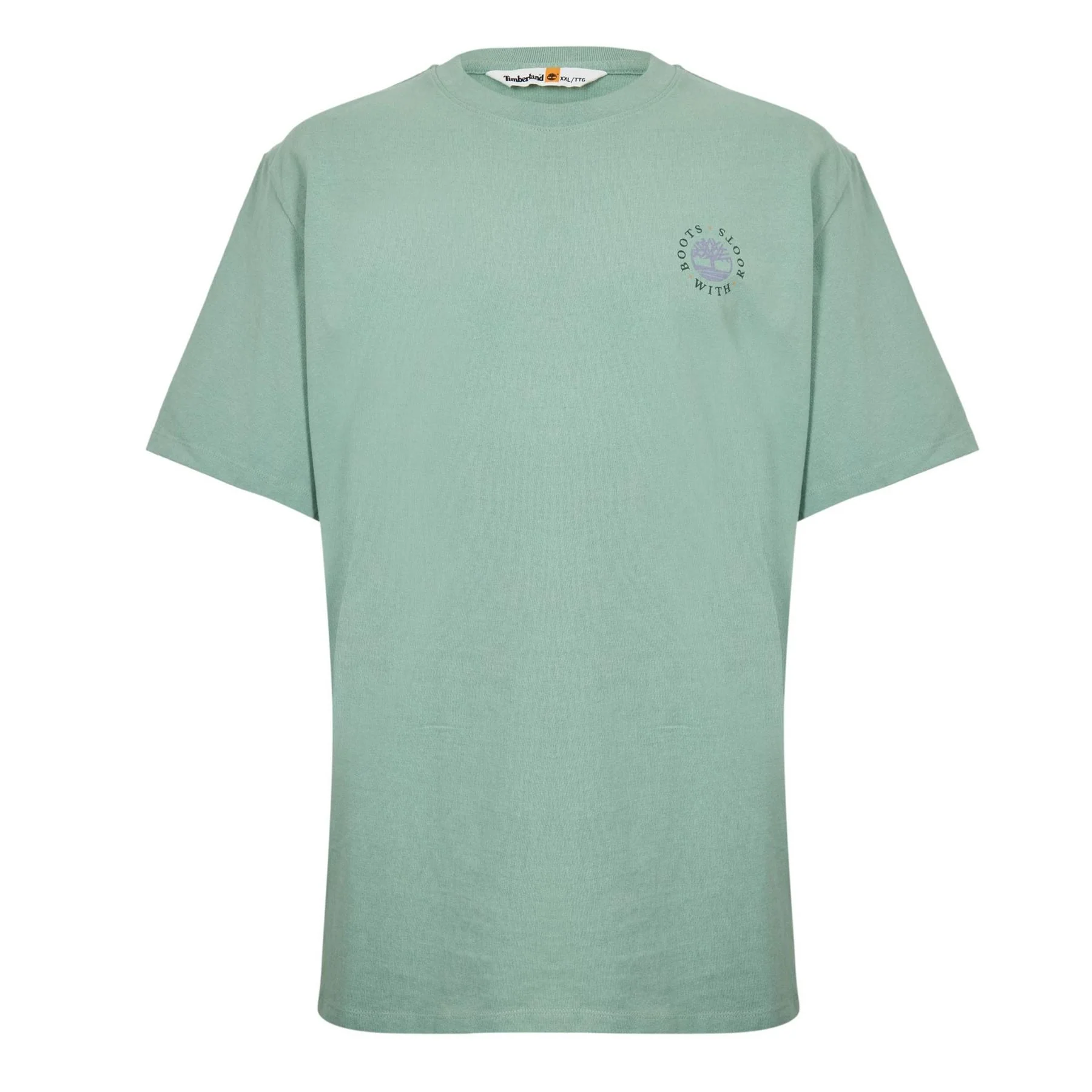 Timberland Back Graphic Crew Neck Short Sleeve Jersey T-Shirt