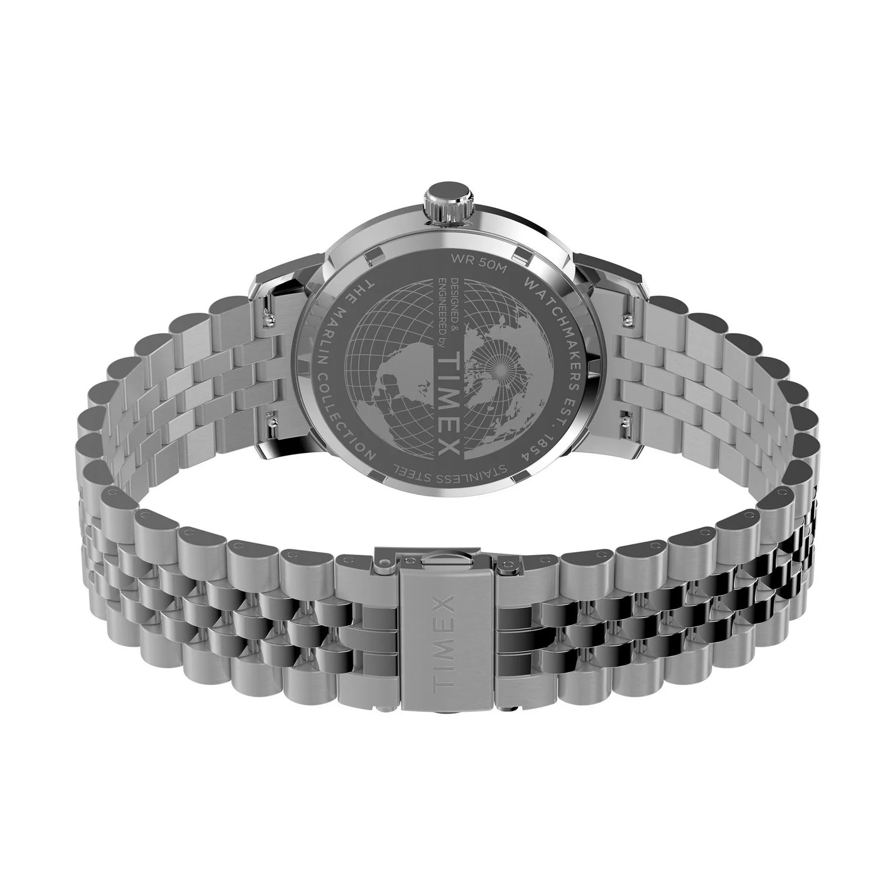 Timex Marlin Sn62 Dress Steel Jubilee Strap Analogue Watch - Image 3