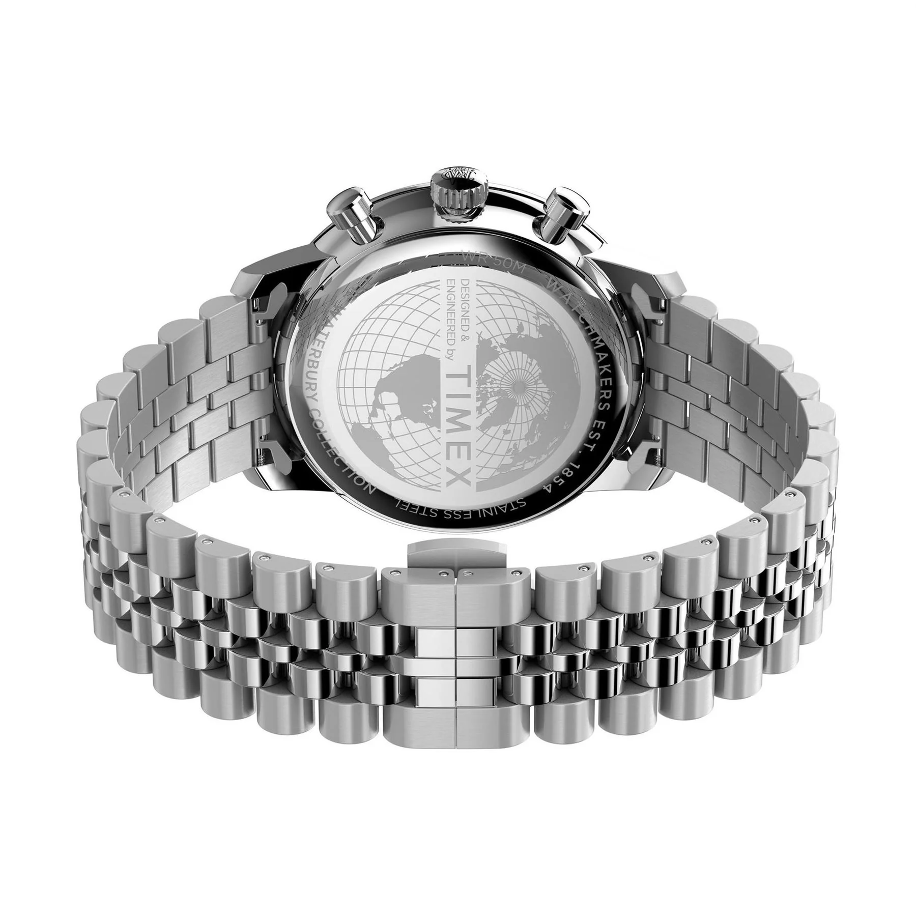 Timex Waterbury Dress Steel Bracelet Analogue Watch - Image 4
