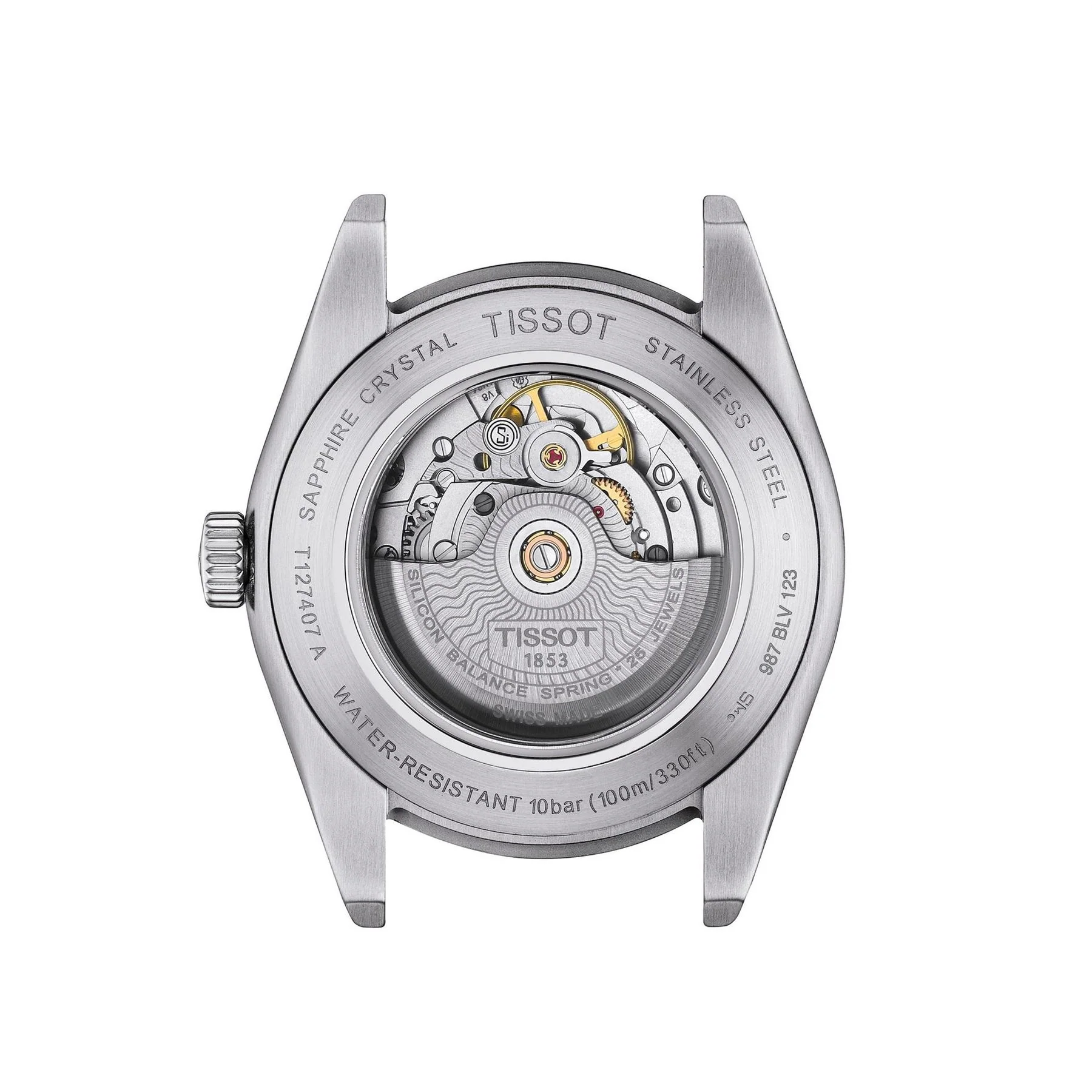 Tissot Gentleman Automatic Stainless Steel 40mm Watch - Image 3
