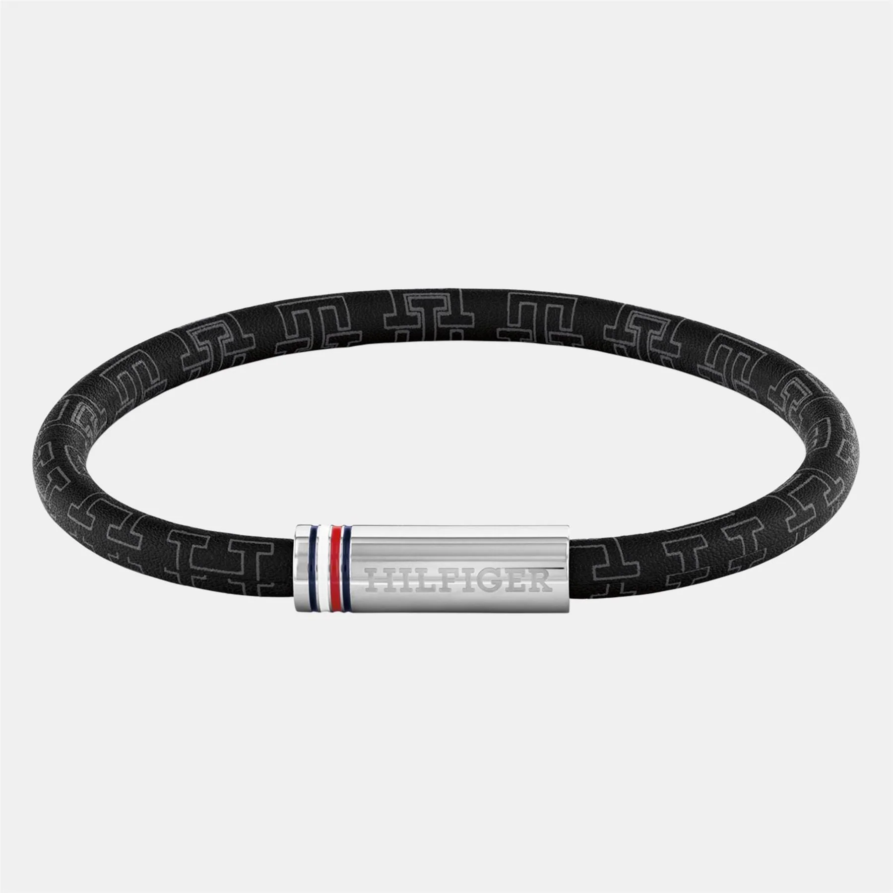 Tommy Hilfiger Hilfiger Men’s Cord Leather Bracelet - Image 8