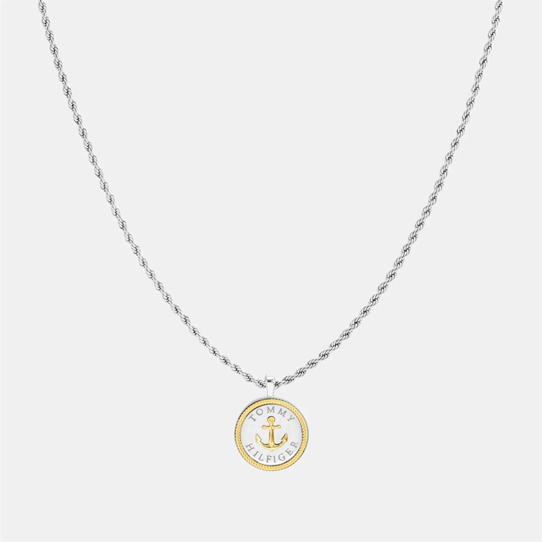 Tommy Hilfiger Hilfiger Men’s Nautical Stainless Steel Necklace
