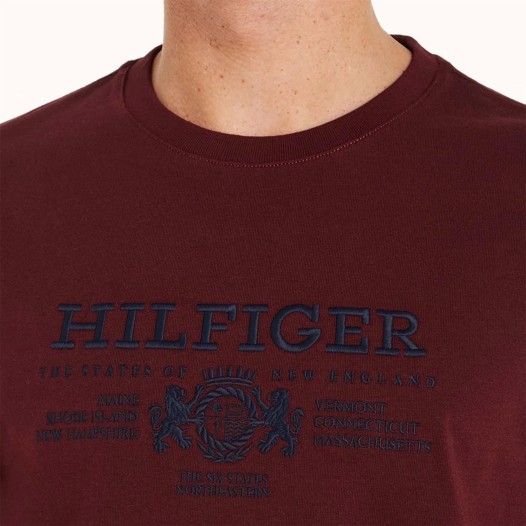 Tommy Hilfiger Logo Embroidery T-Shirt - Image 4