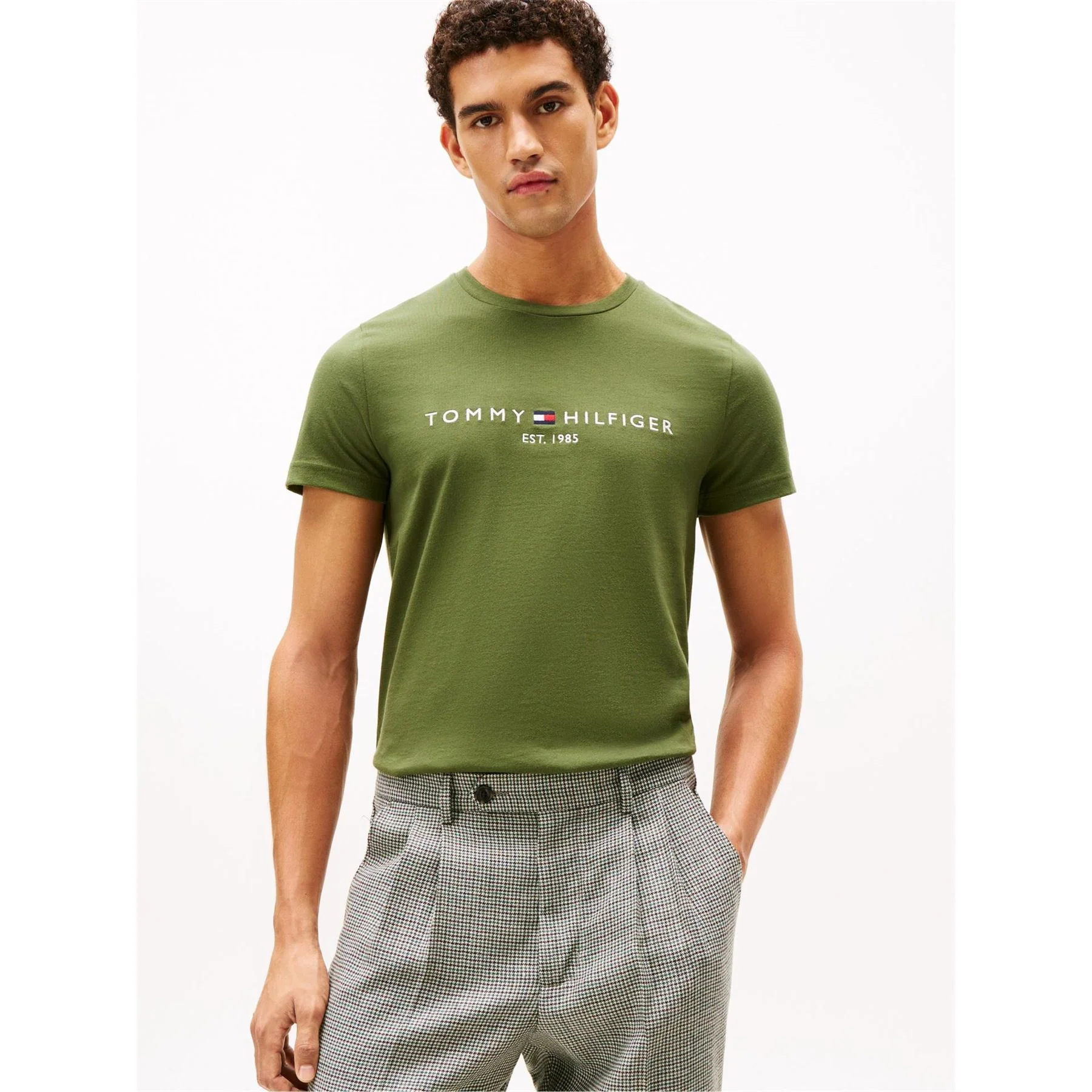 Tommy Hilfiger Reg Fit Solid Tee - Image 46