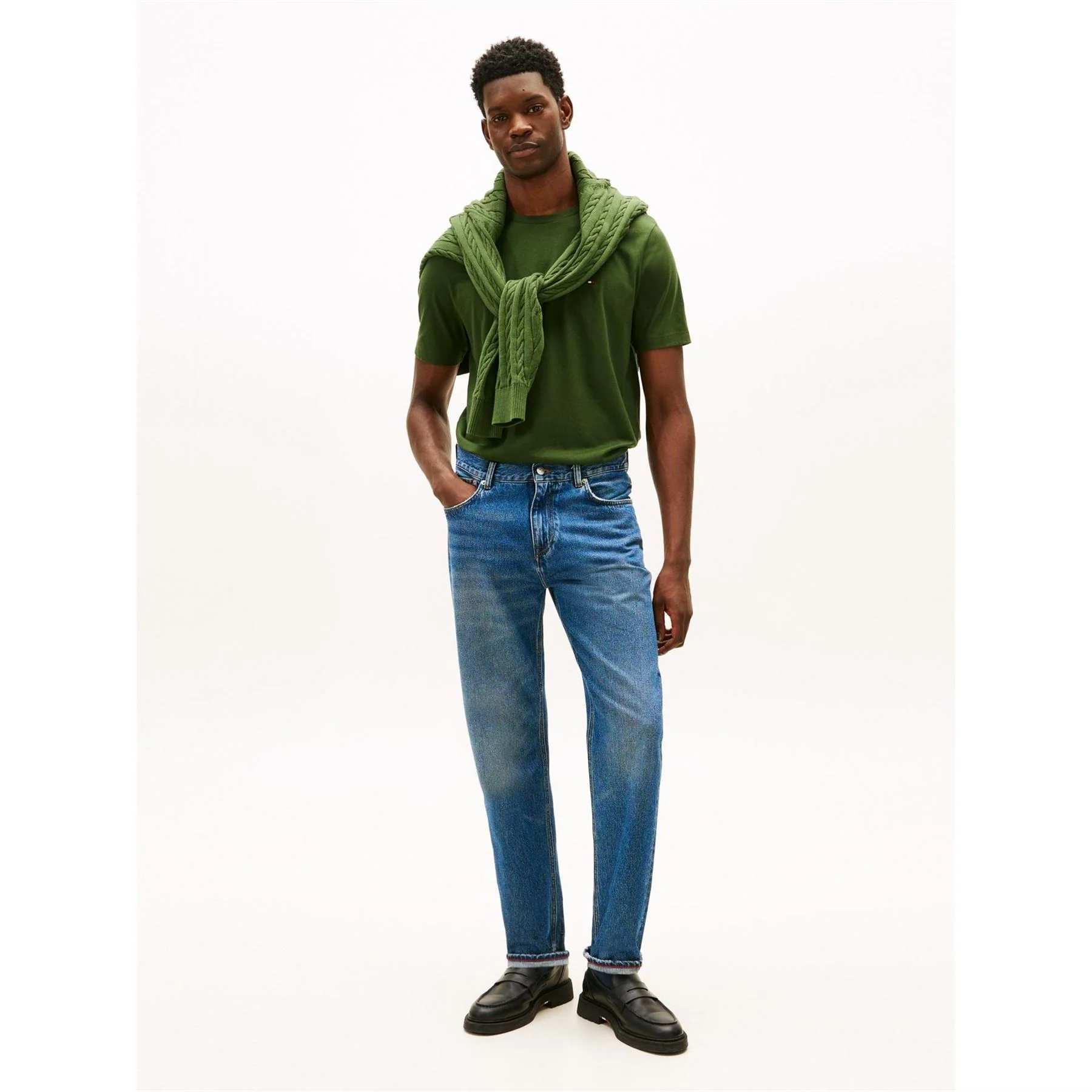 Tommy Hilfiger Reg Fit Solid Tee - Image 59