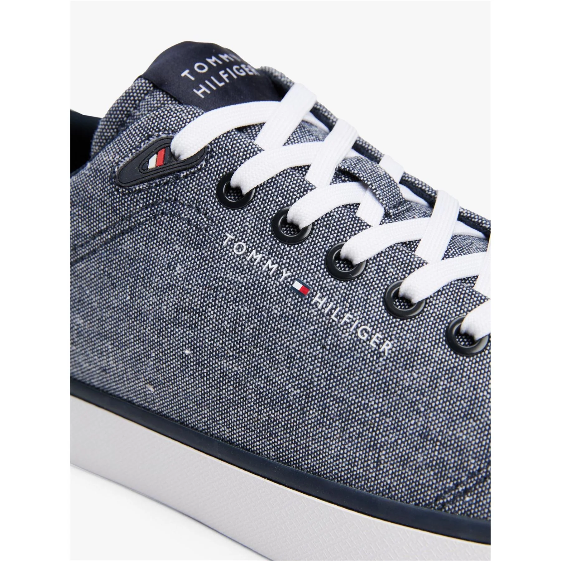 Tommy Hilfiger Vulcanized Low Top Canvas Sneakers - Image 3