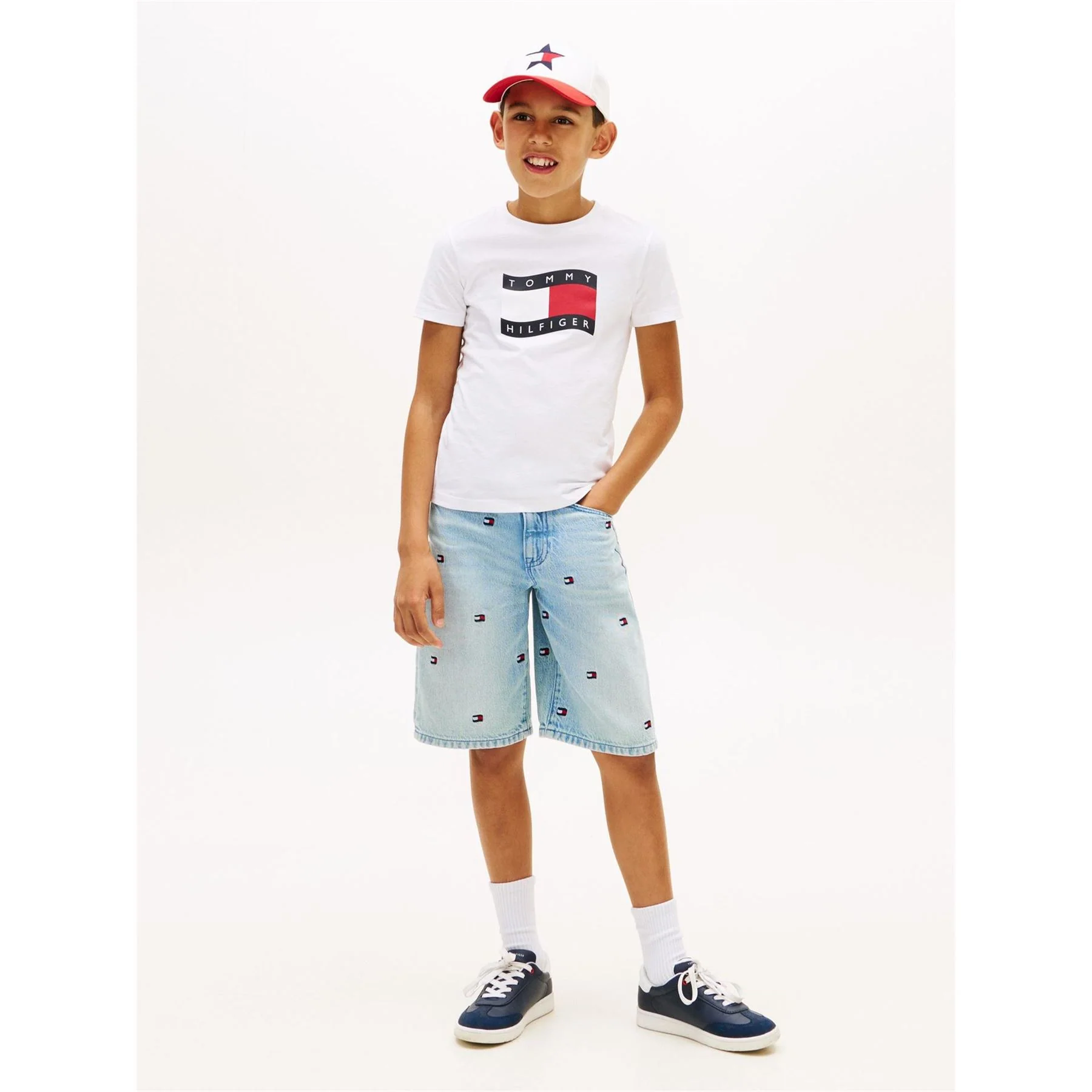 Tommy Hilfiger Wavy Flag Tee Jn62 - Image 4